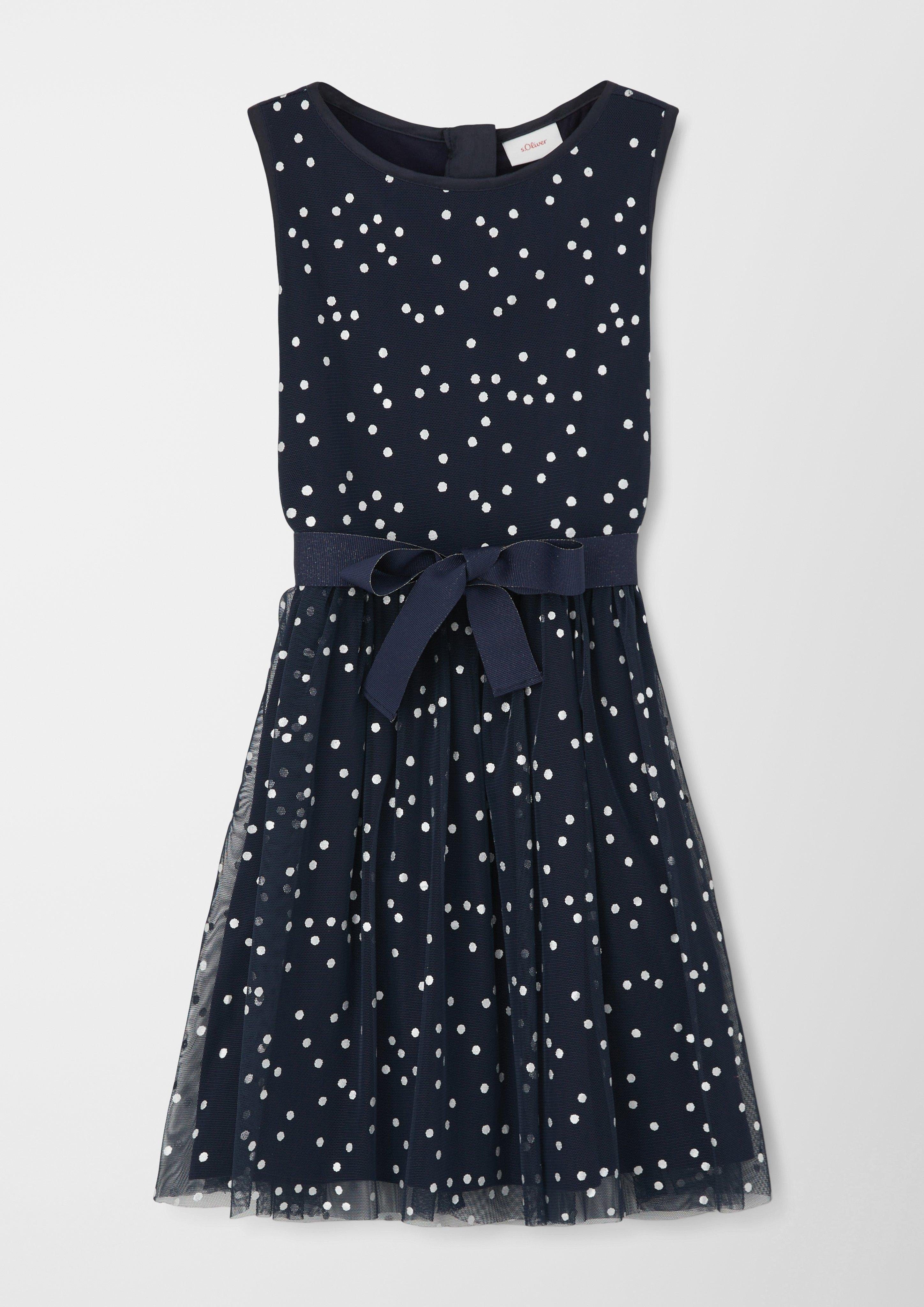 s.Oliver BLACK LABEL s.Oliver Minikleid Kleid mit Bindegürtel navy | Sommerkleider