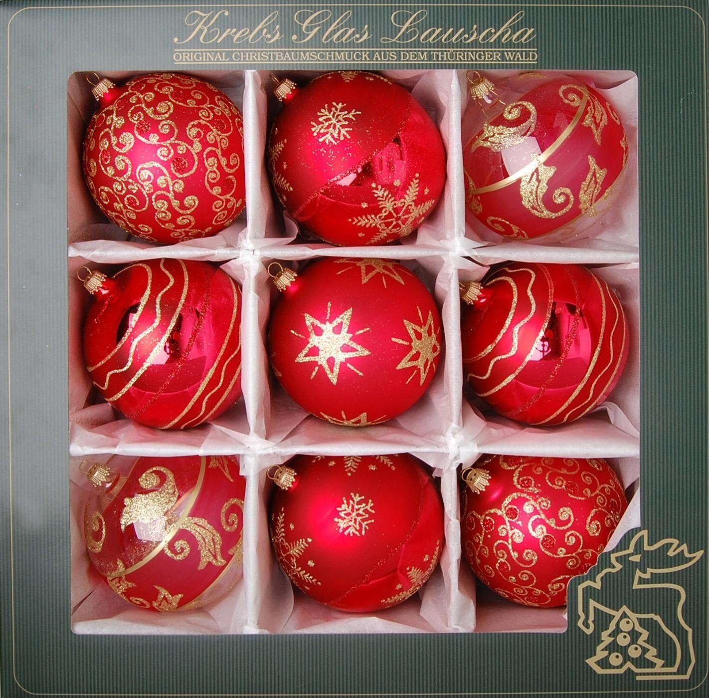 Krebs Glas Lauscha Weihnachtsbaumkugel Weihnachtsdeko