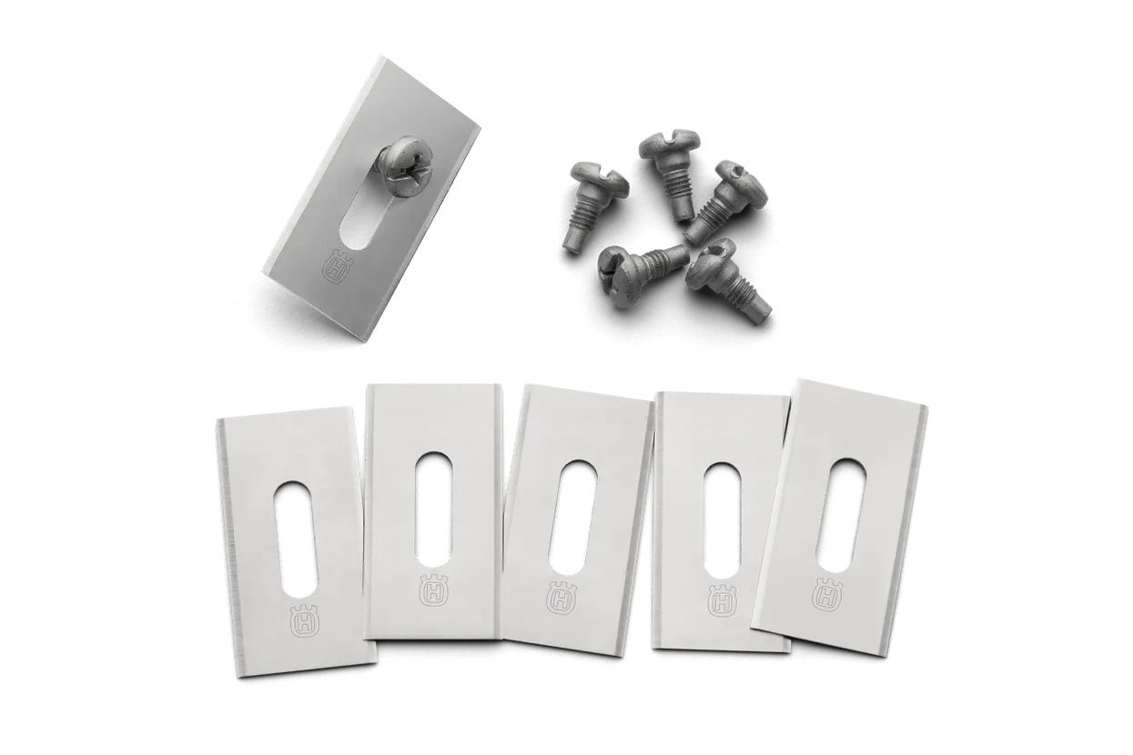 Husqvarna Mährobotermesser Automower Endurance Pro Messer, 6er-Pack aus Hochgeschwindigkeits-Kohlenstoffstahl, 4-Kanten-Design