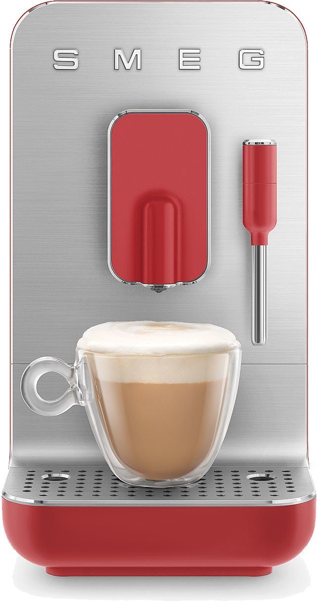 Smeg Kaffeevollautomat Herausnehmbare rot BCC02RDMEU, Brüheinheit