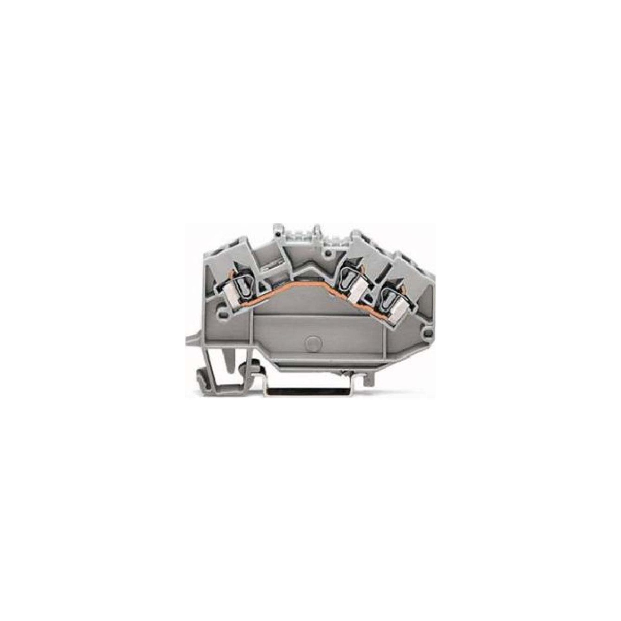 WAGO Crimpzange WAGO GmbH& Co. KG Durchgangsklemme 0,08-2,5mmq grau 780-631