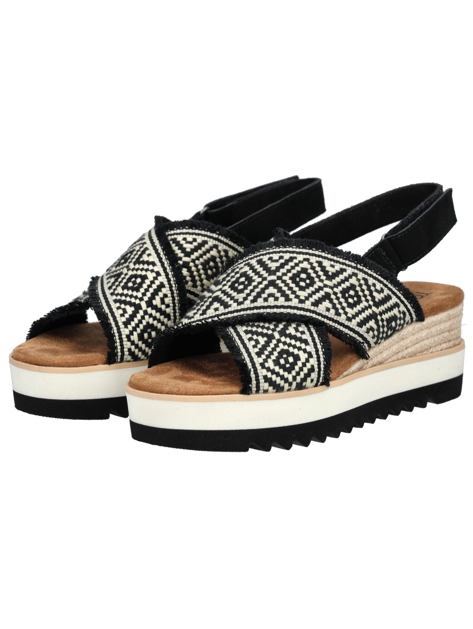 TOMS TOMS Sandalen Textil Keilsandalette