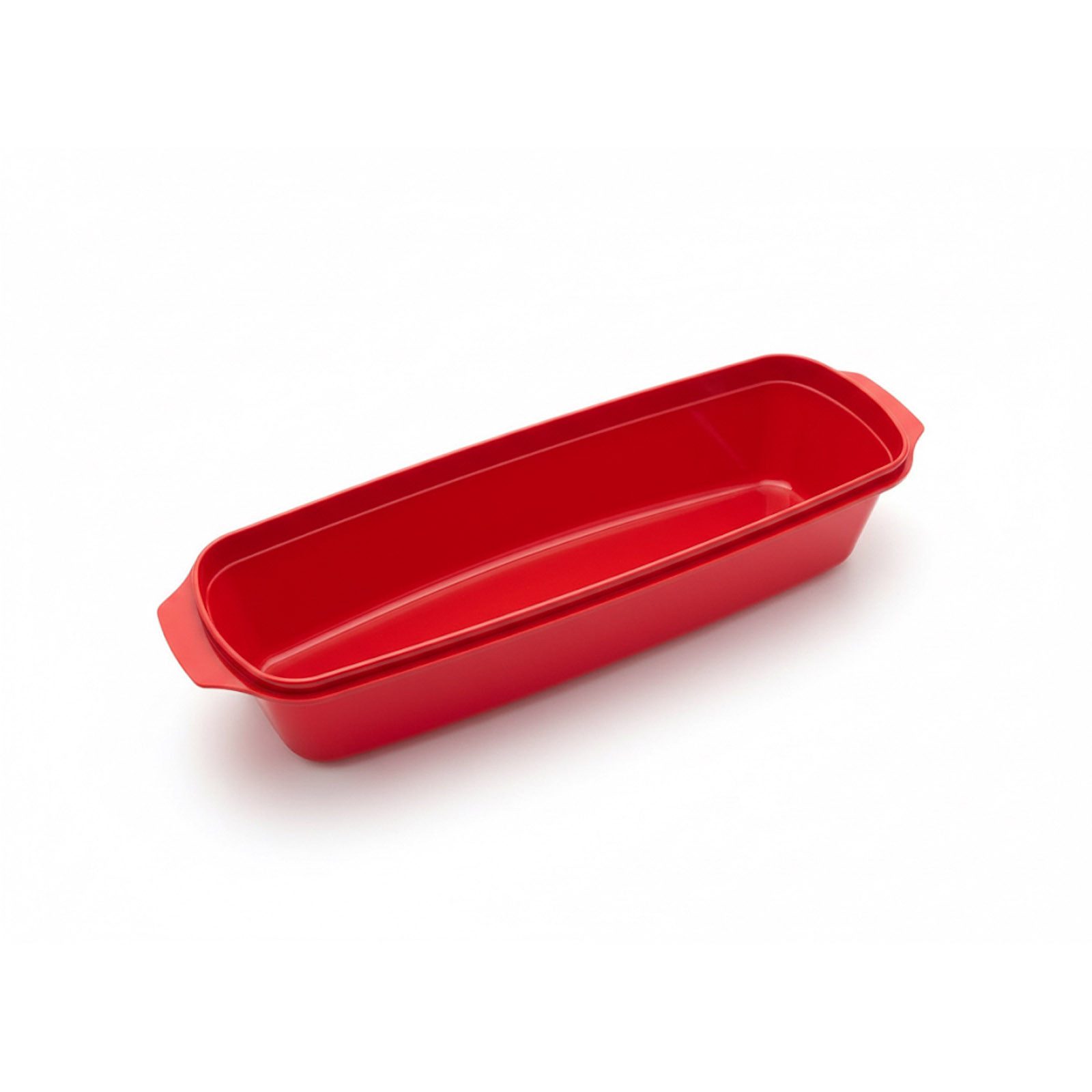 HAC24 Mikrowellenbehälter Mikrowellen Nudelkocher Pastakocher Nudel Spaghetti Pasta Kocher, Rot bis zu 150g Deckel mit Portionierer – Bild 3 von 3
