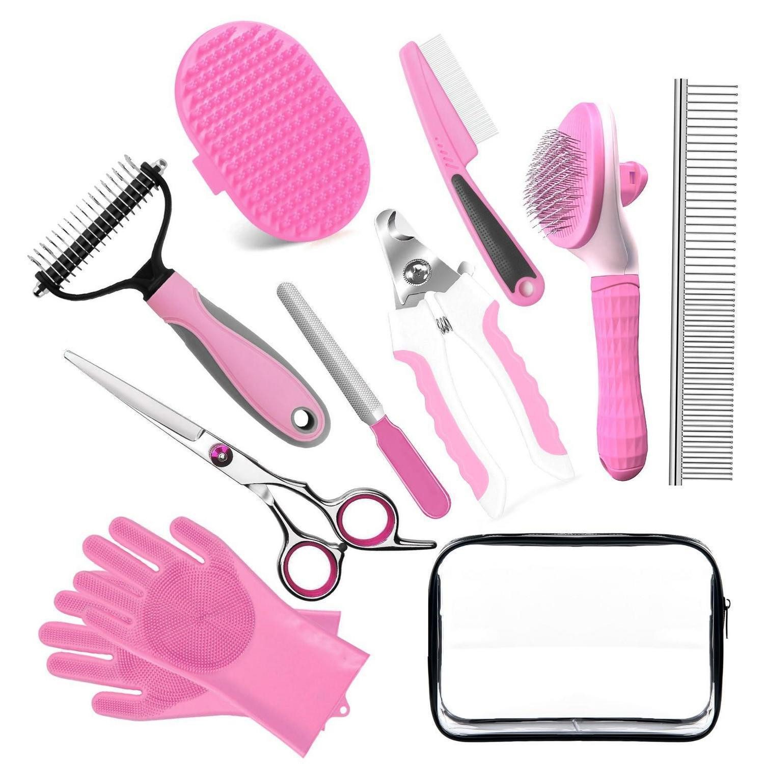 LuxusKollektion Putzzeug-Set Tierpflege Set 10tlg. Premium