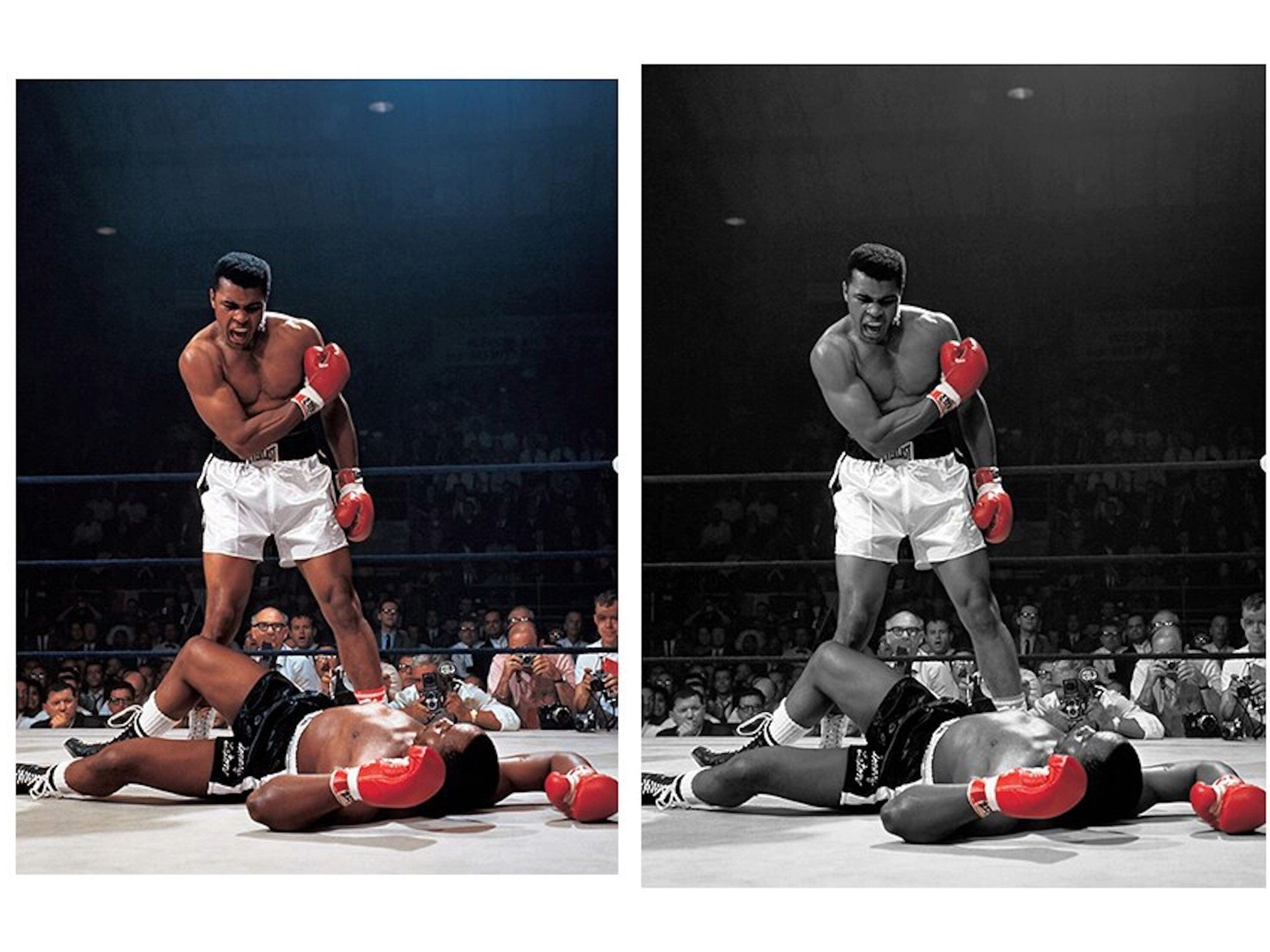 JUSTGOODMOOD Poster Boxer Muhammad Ali Größter aller Zeiten in verschiedenen Farben als De, A (1 St)