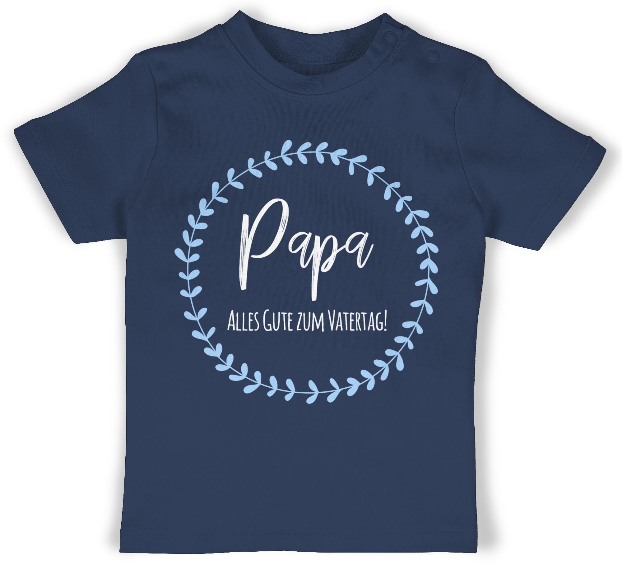 zum Navy Geschenk T-Shirt Baby Alles Vatertag Vatertag Shirtracer Blau 1 Gute