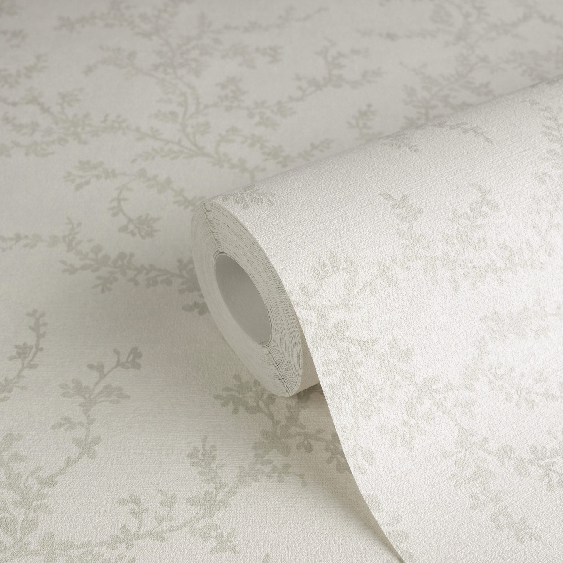 A.S. Création Vliestapete mit floralem Muster stilvolle Wände, strukturiert, matt, (1 St), Elegante Vliestapete mit feinem Blumenmuster