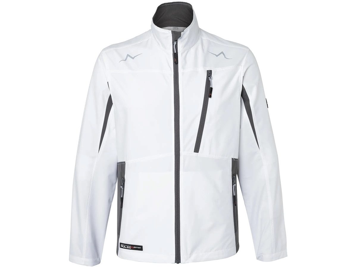 Kübler Arbeitsjacke Workwear Jacke Pulse Ultrashell Eco Weiß Regenjacke