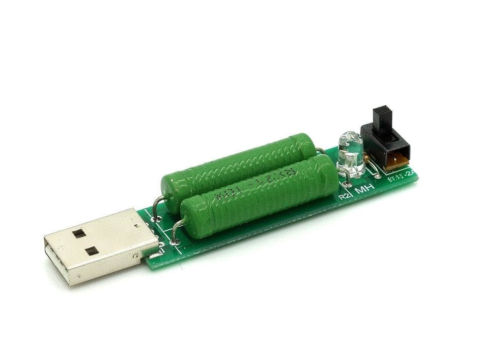 USB Last-Tester / Lastwiderstand für 1A / 2A USB-Adapter