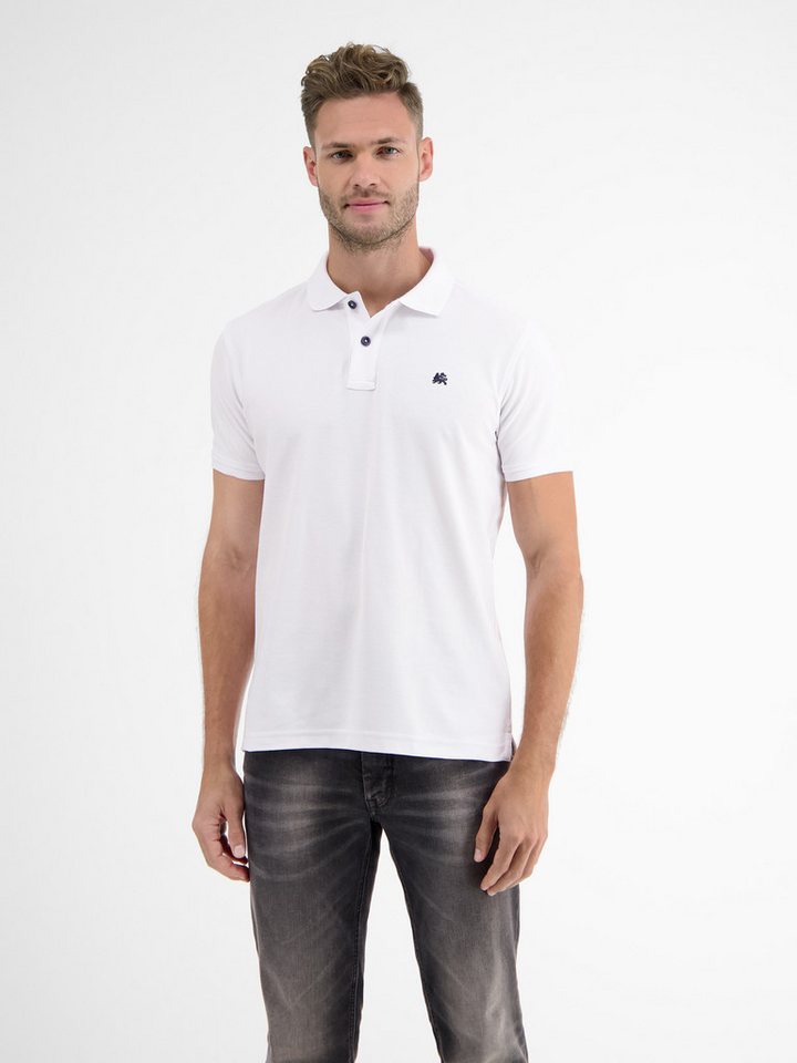 LERROS Poloshirt Poloshirt mit COOL & DRY Funktion in Piqué-Qualität Atmungsaktiver Baumwollmix, Feine Piqué-Qualität, Zeitloser Polo-Style