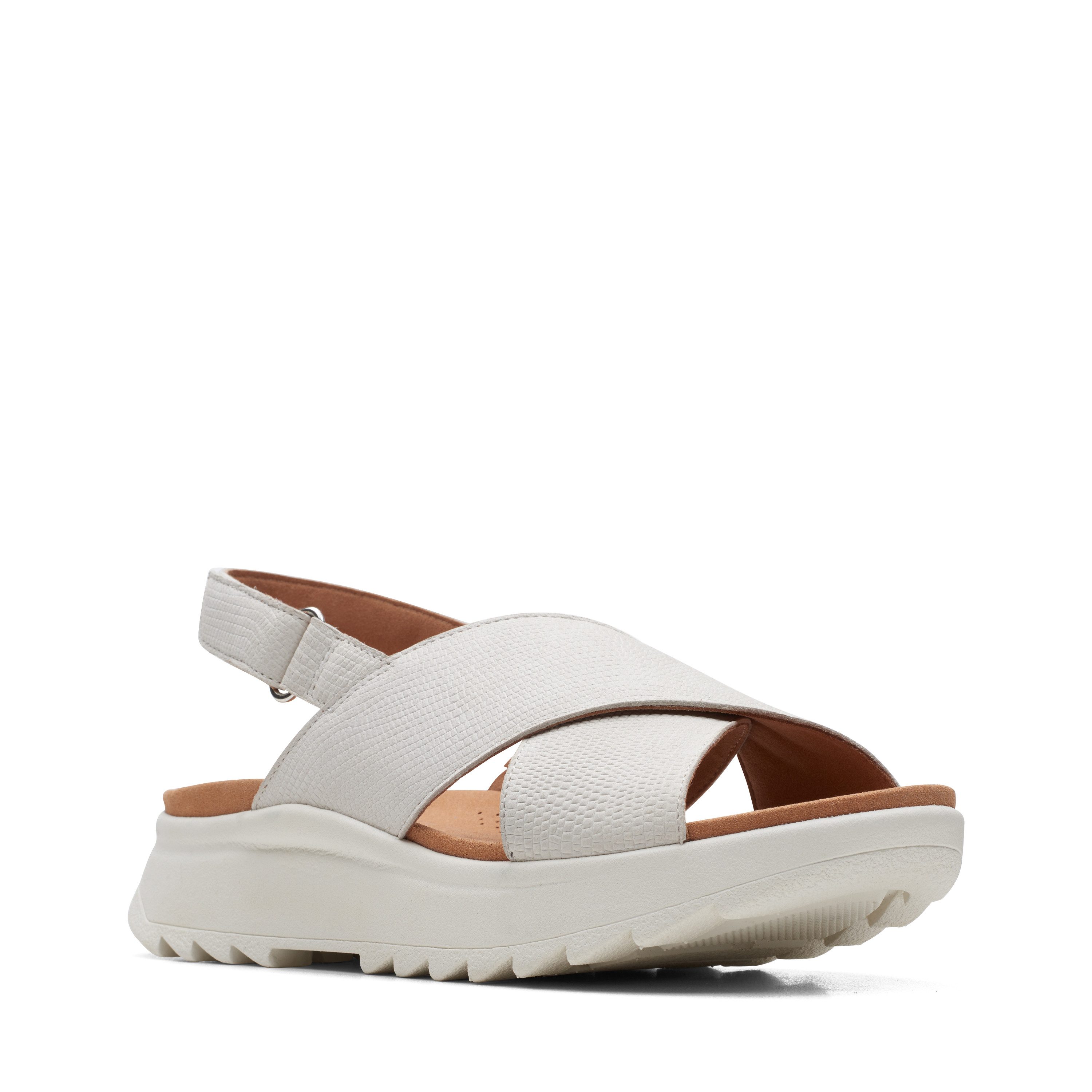 Clarks DashLite Wish Sandale, Plateausandale, Klettschuh günstig online kaufen