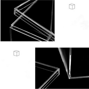 Fivejoy Geschenkbox Quadratische Acryl-Display-Box mit Deckel staubdicht (10 St)