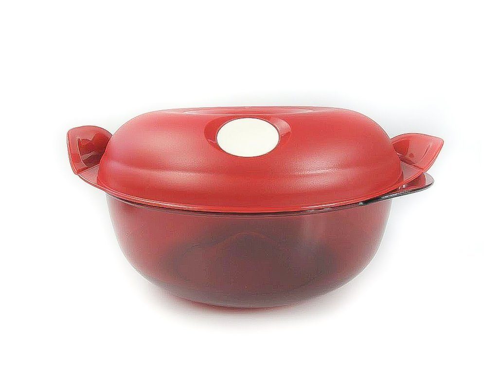 TUPPERWARE Mikrowellenbehälter Mikrowelle Mikro-Fix 1,5L Dose Mikro Rot