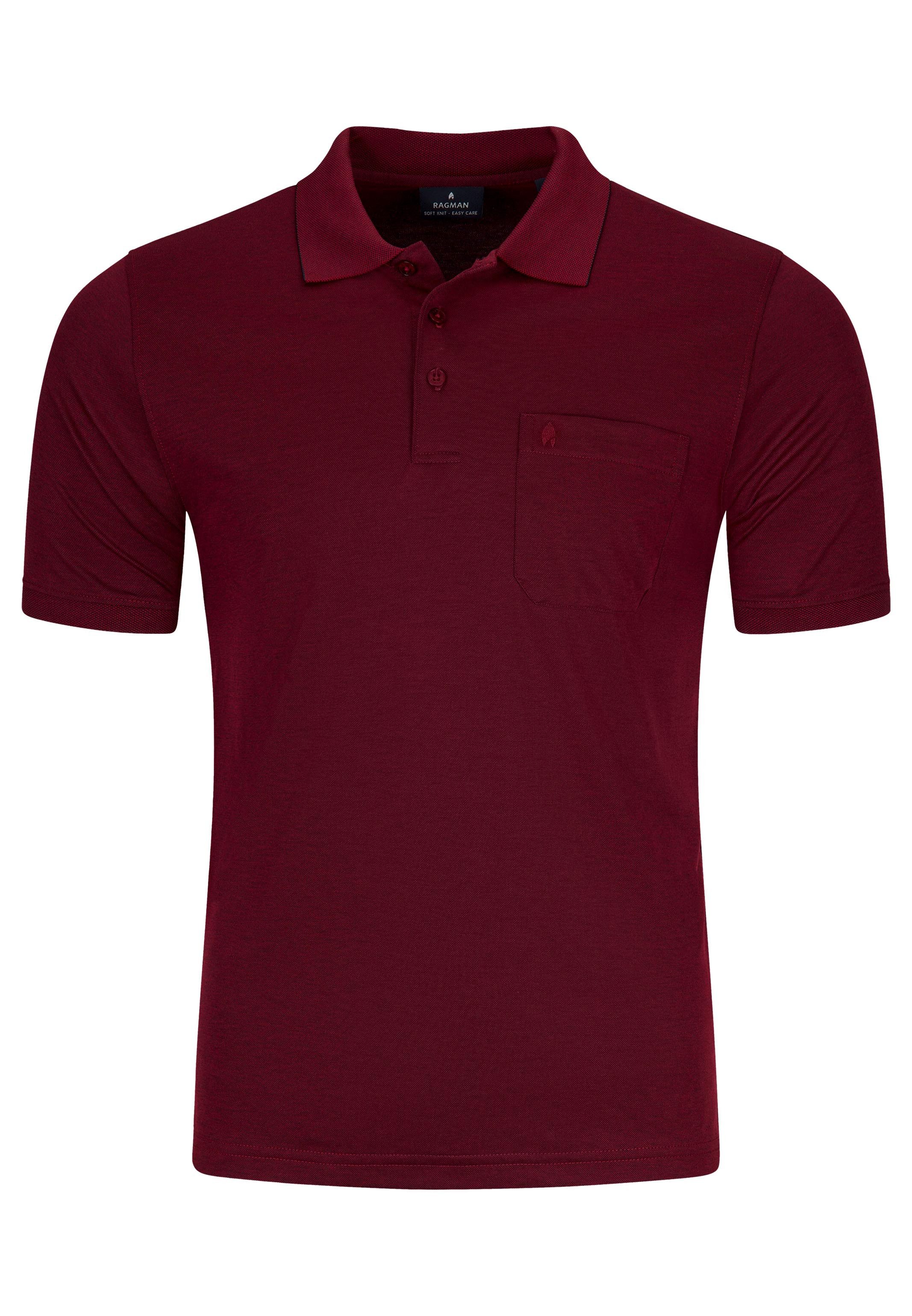 RAGMAN Poloshirt Basic (1-tlg) Poloshirt - Baumwolle - Atmungsaktiv - Klass günstig online kaufen