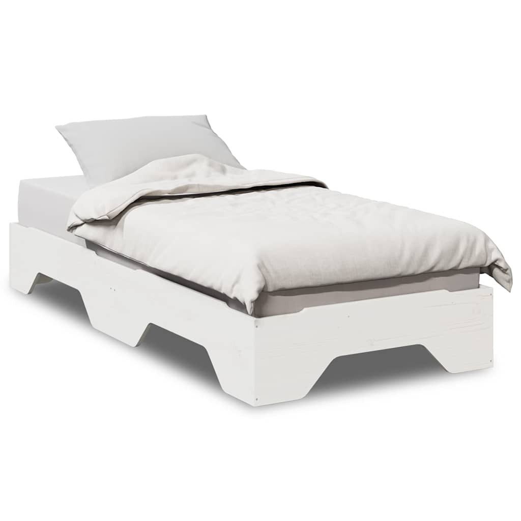 vidaXL Bett Massivholzbett ohne Matratze Stapelbar günstig online kaufen