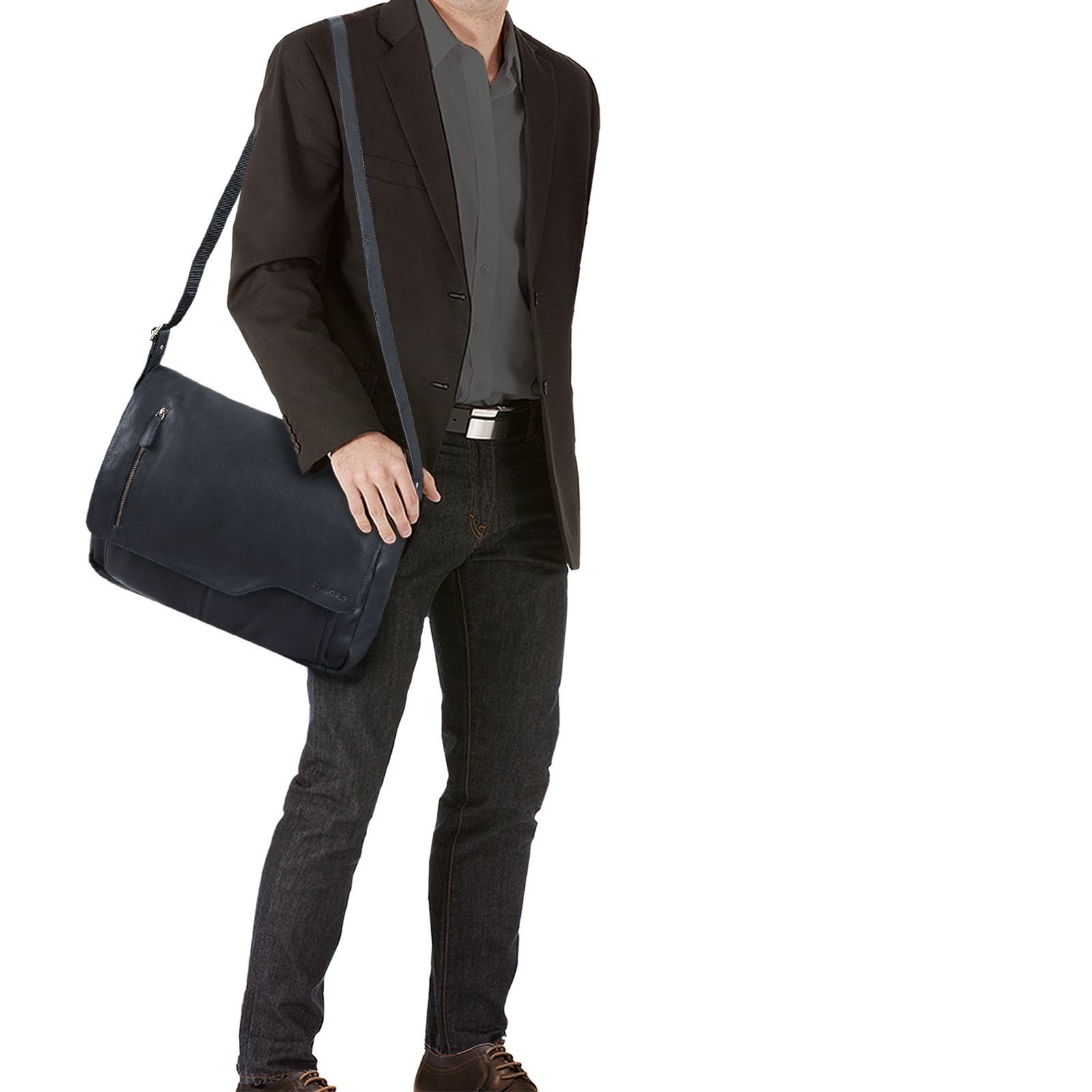 STILORD Laptoptasche "Marlon" Ledertasche Herren Business