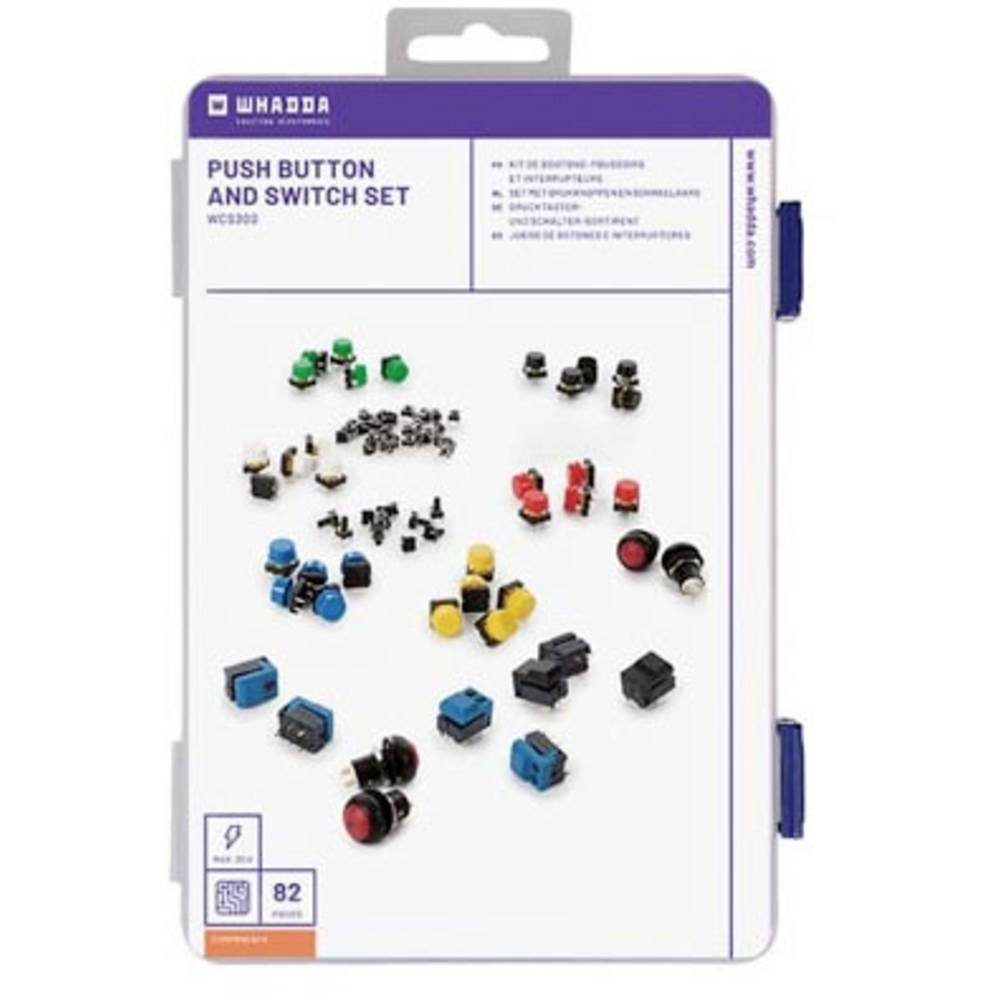 Whadda Schalter Druckknopf und Schalter-Set WCS300