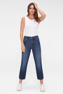 SENSES.THE LABEL Regular-fit-Jeans mit hoher Leibhöhe