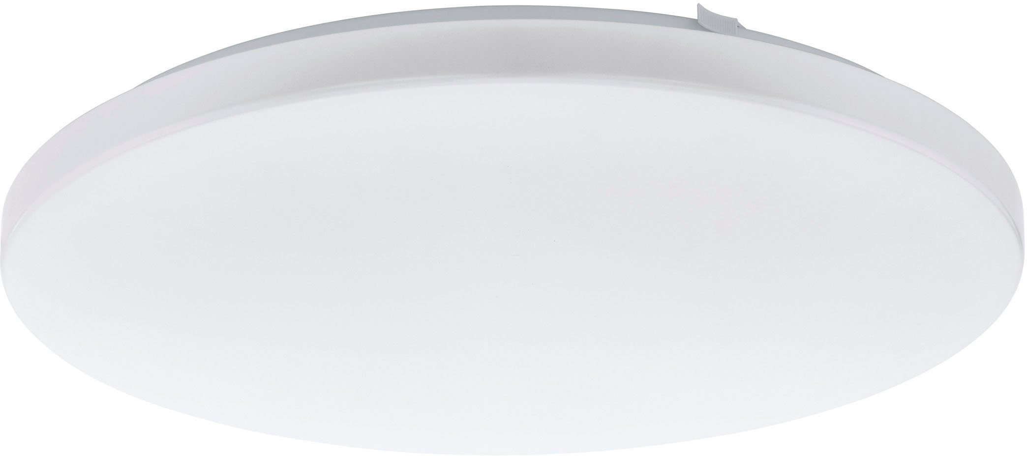 EGLO Deckenleuchte FRANIA Deckenlampe, weiß, geringe Aufbauhöhe, 6x5,5 Watt, Büro, LED fest integriert, Warmweiß, Wohzimmer, Küche, Esszimmer, Flur, modern, rund, 3600 Lumen, 43x7cm