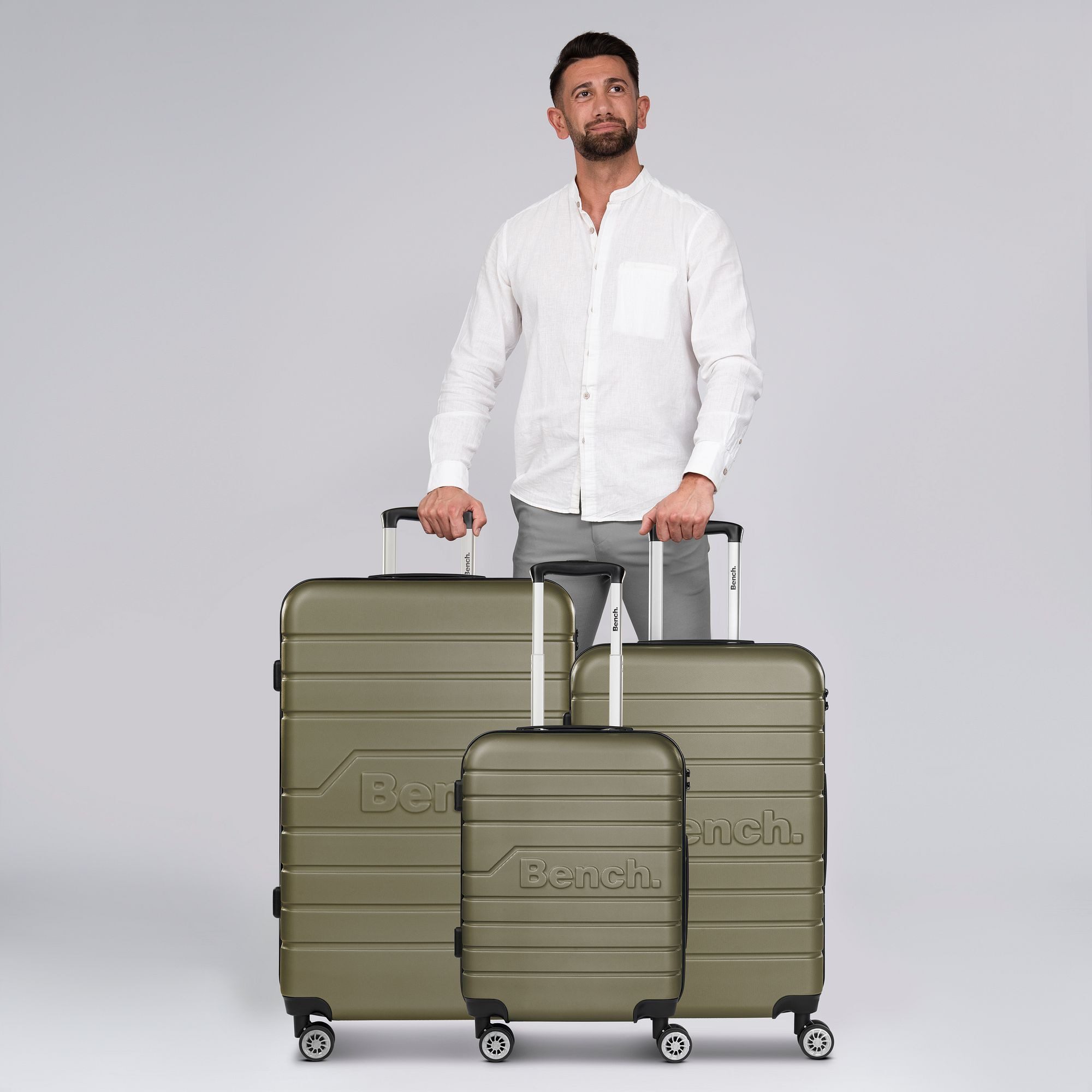 Bench. Trolleyset Seattle, 4 Rollen, (3-teilig, 3 tlg), ABS günstig online kaufen