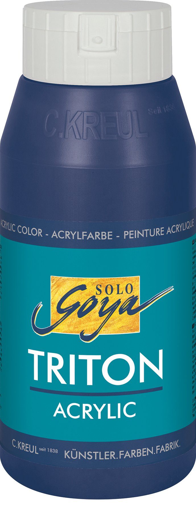 Goya Solo Acrylfarbe Triton 750 Dunkelblau ml Kreul Acrylic,