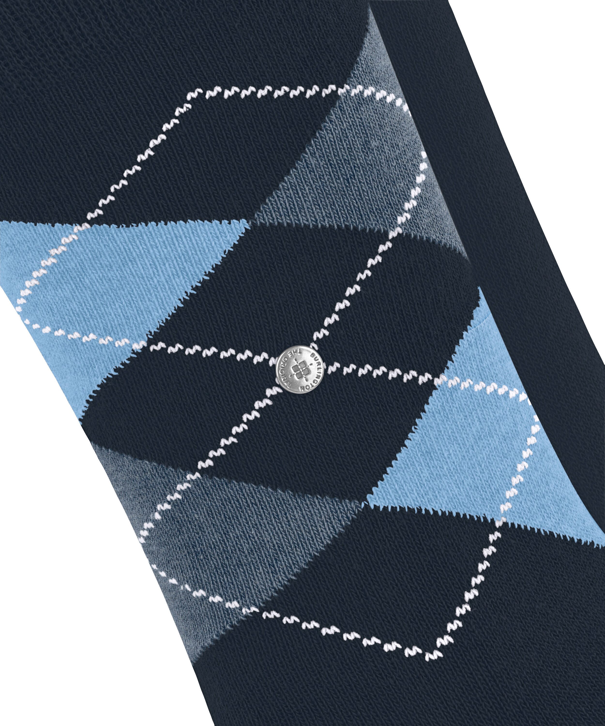 Burlington Socken Everyday Mix (2 Paar) Einheitsgröße 36-41, unifarben und Argyle-Muster – Bild 4 von 5
