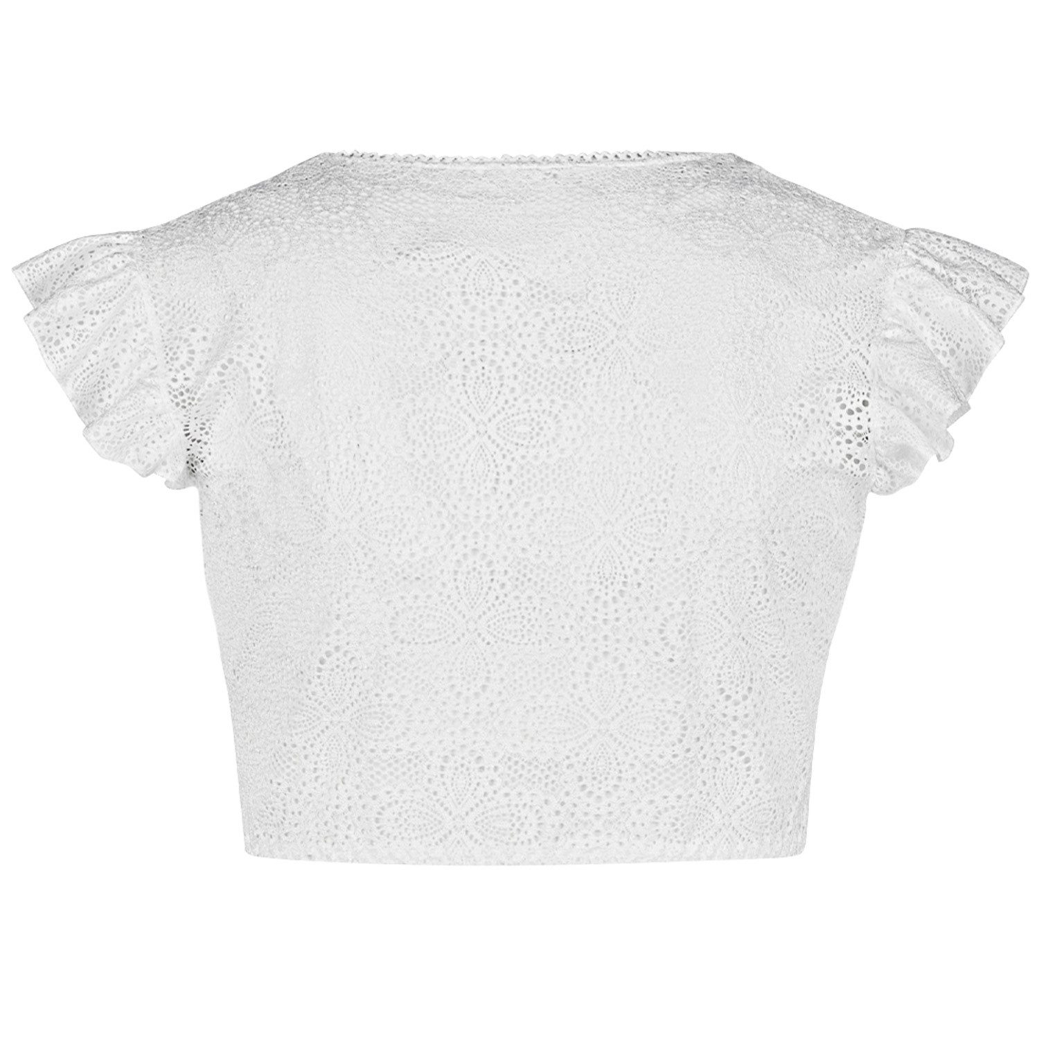 Nina Von C. Dirndlbluse Nina von C. Spitzen 'Laila' Flügelarm 48468360, W