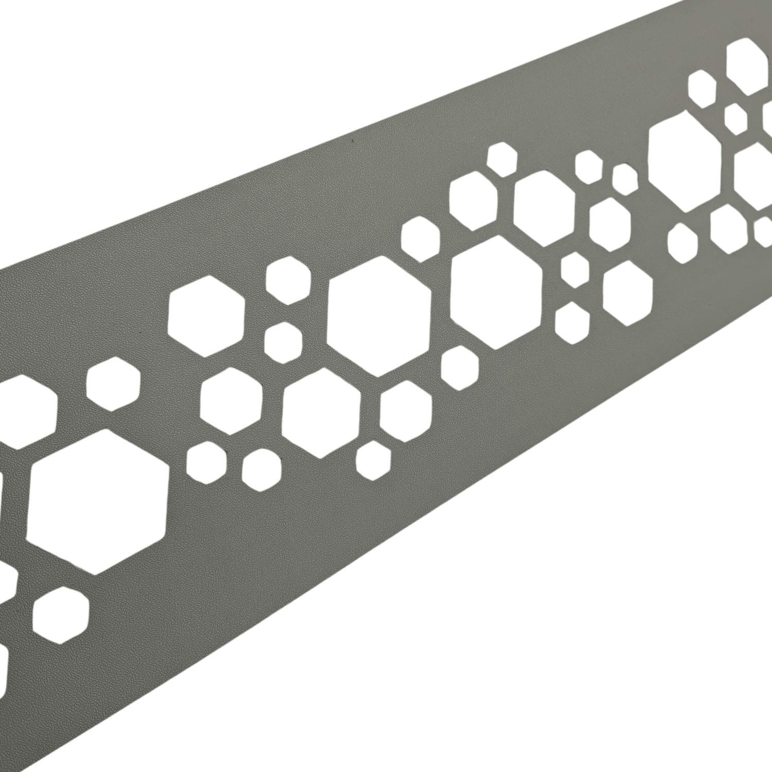 zaunzu Sichtschutzstreifen PREMIUM Dekor Hexagon Einzelstreifen günstig online kaufen