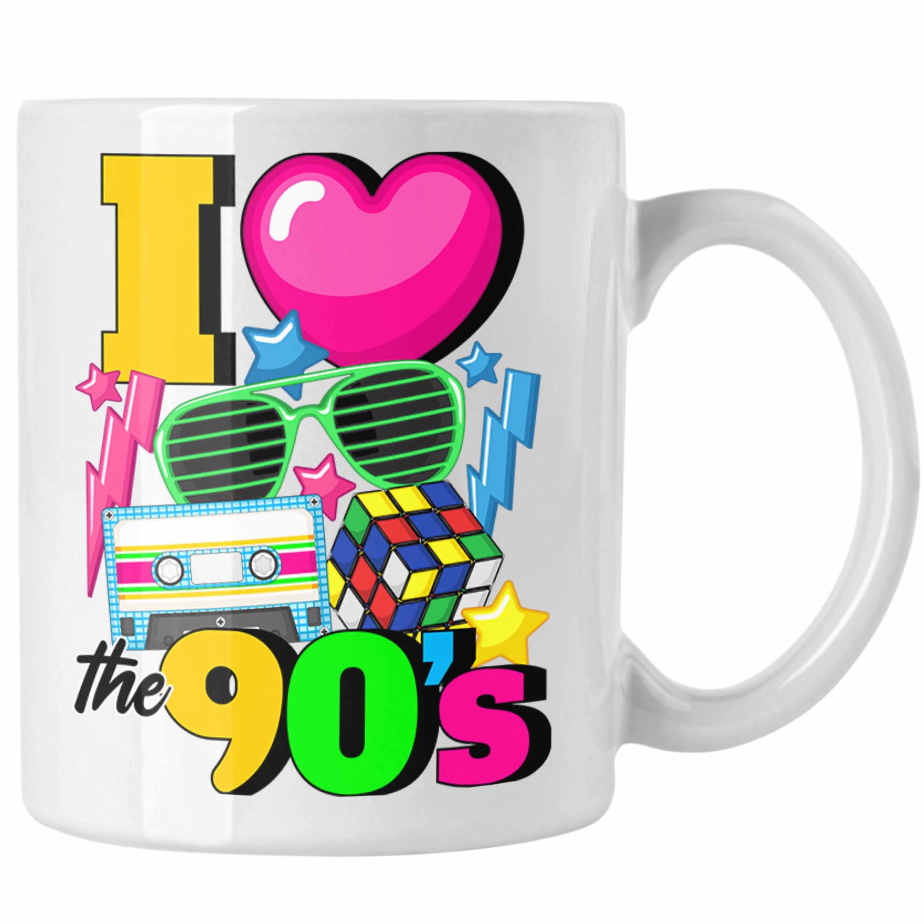 Trendation Tasse Trendation - 90er Jahre Girl Tasse Geschenk 90. Jahre Geschenkdidee Er