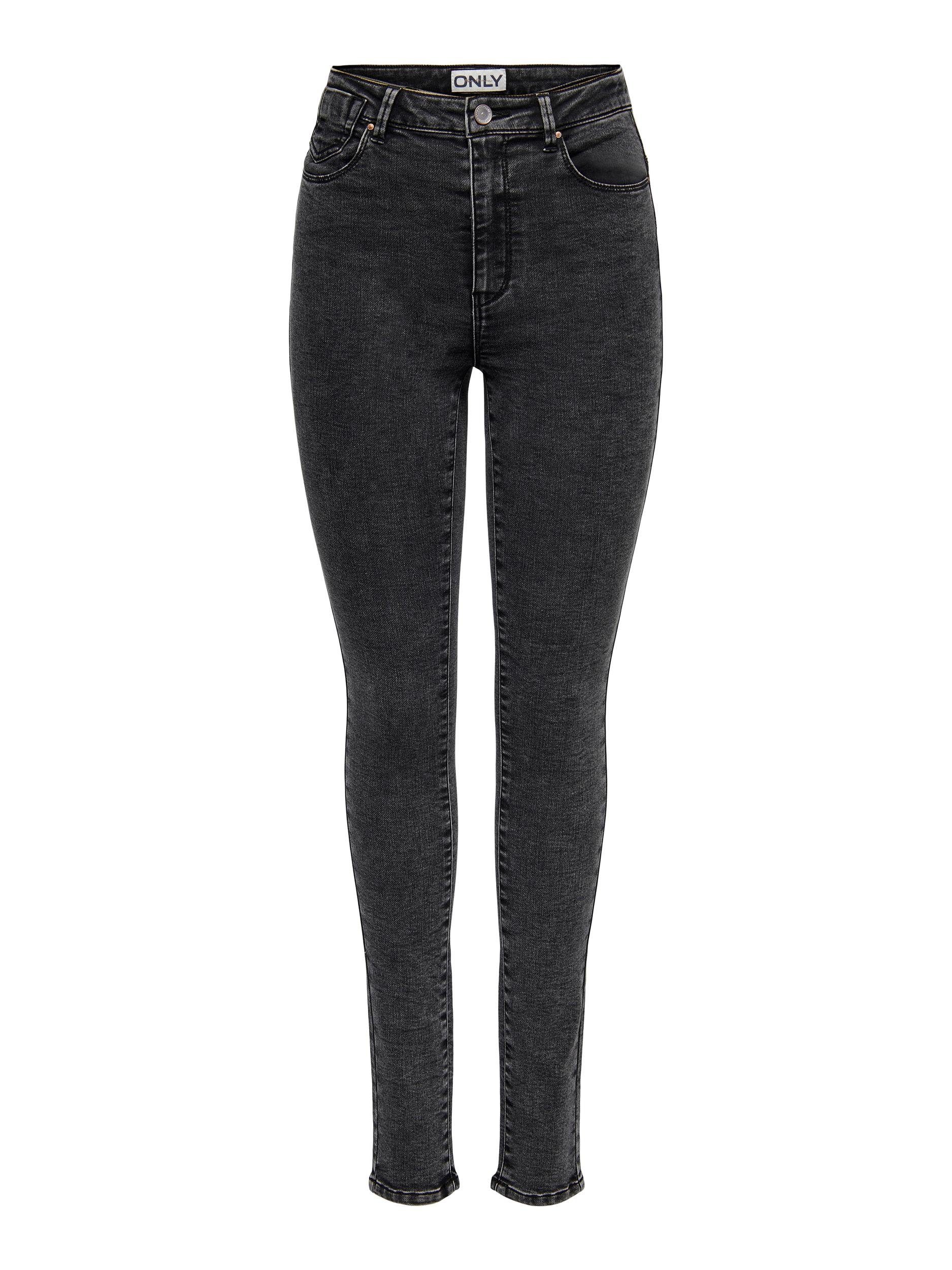 ONLY 5-Pocket-Jeans ONLFOREVER HIGH JOGG HW Washed SKINNY Black DNM