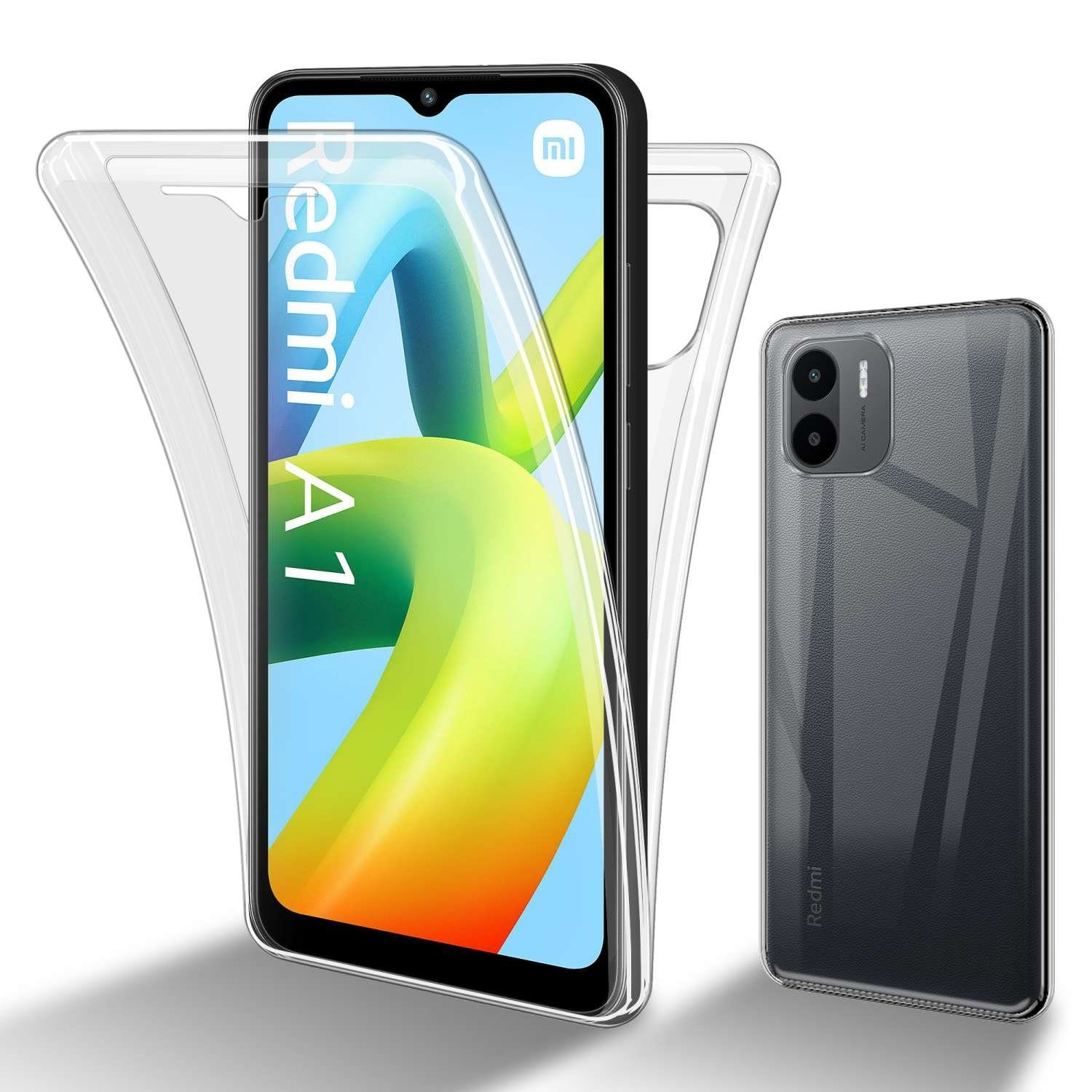 Cadorabo Handyhülle für Xiaomi RedMi A1 Hülle Xiaomi RedMi A1, Flexible Case Handy Schutzhülle - Hülle - Back Cover 360° Grad