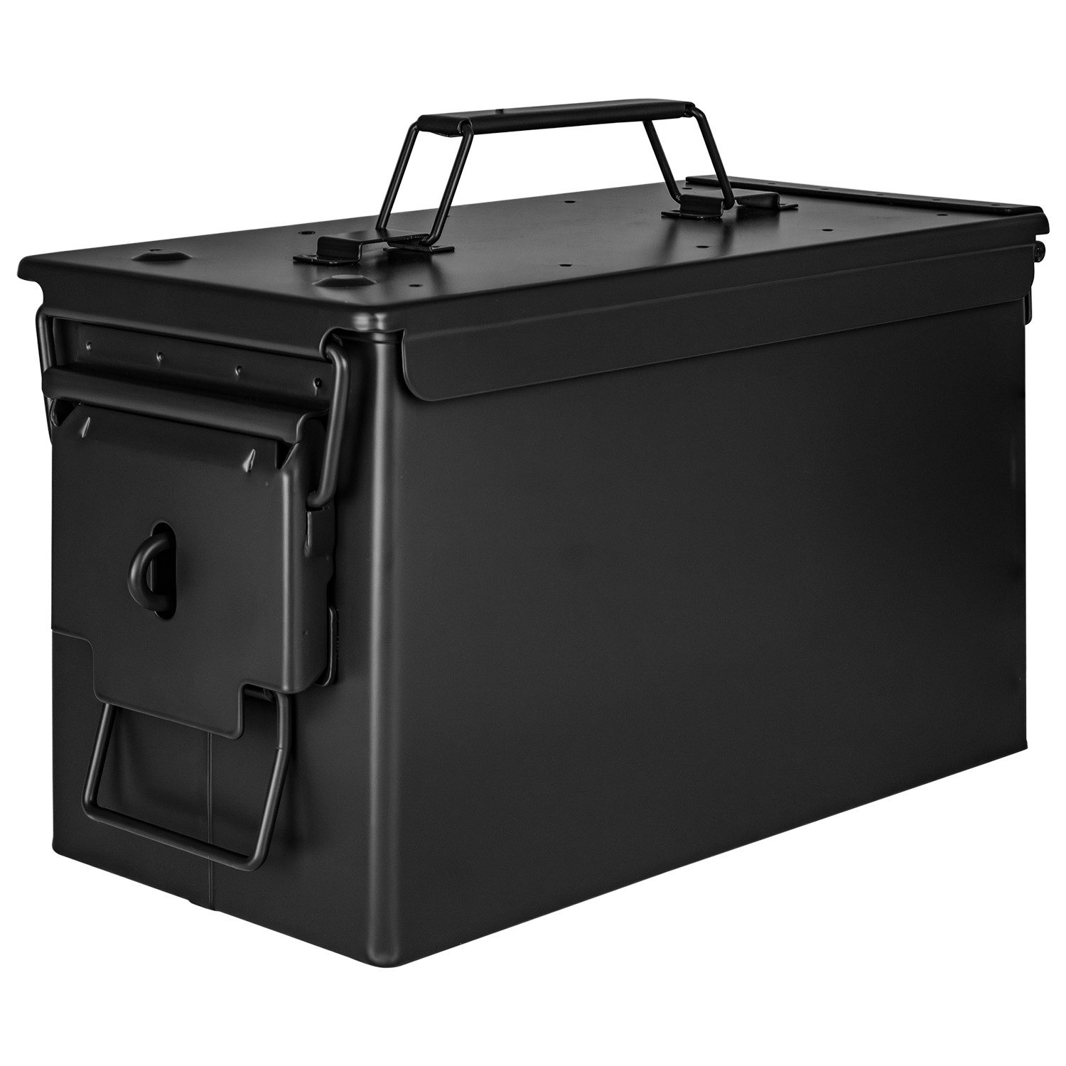 Aufbewahrungsbox Munitionsbox Metallkiste Metallbox Ammo Box 31 x 16 x 19 cm Schwarz