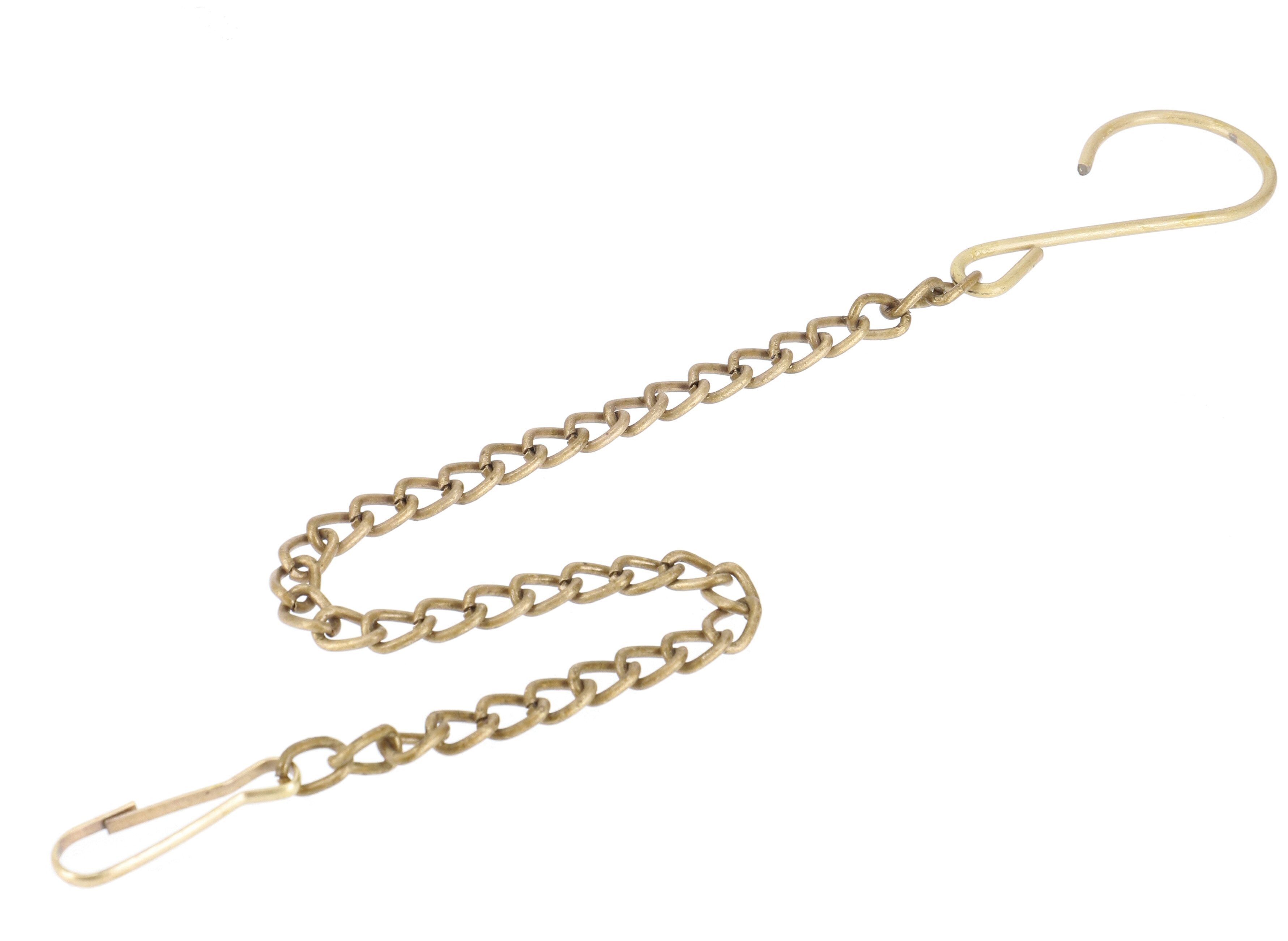 Guru-Shop Windlicht Laternen Kette mit Karabiner, Kette für..