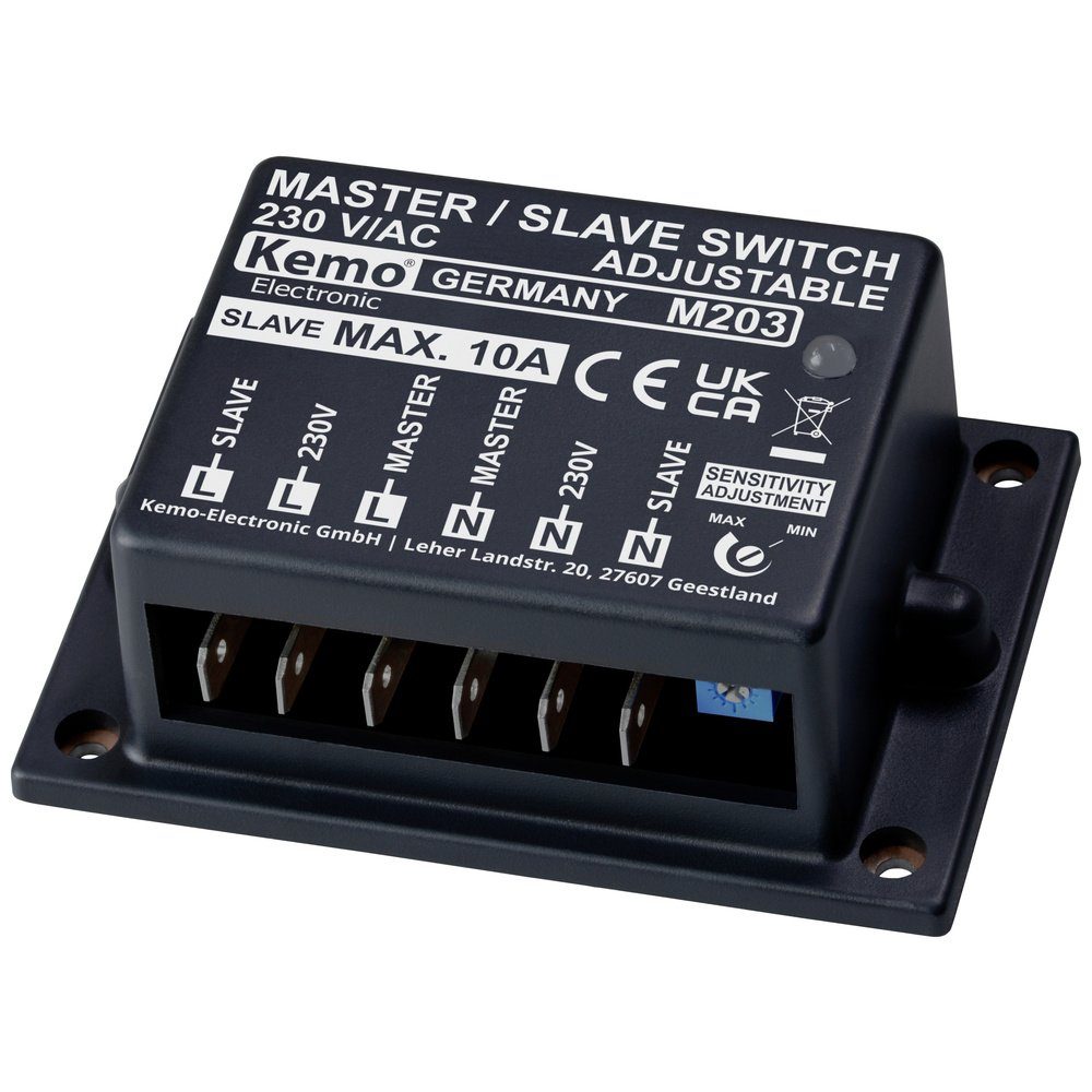 Relais-Modul Kemo M203 Master Slave Schalter Baustein 230 V/AC