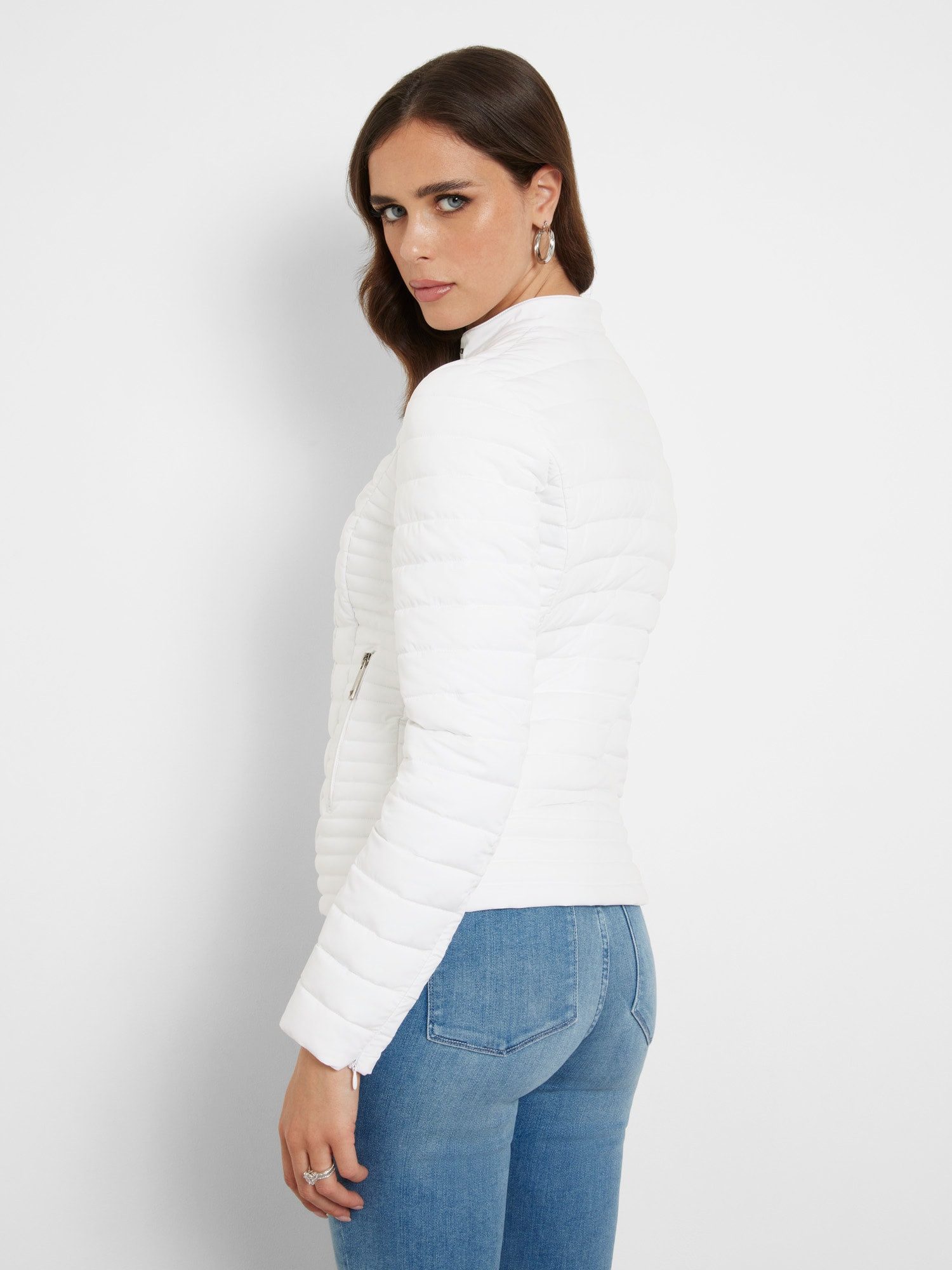 Guess Steppjacke VONA JACKET Übergangsjacke mit leichter Wattierung – Bild 4 von 5