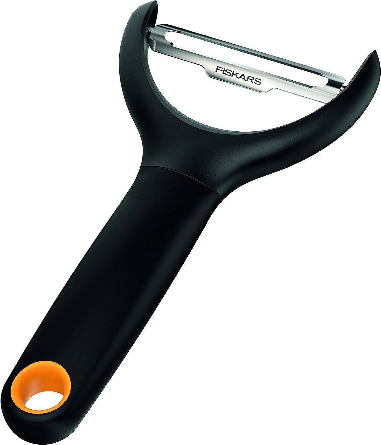 Fiskars Spargelschäler Gemüseschäler, Gesamtlänge: 15 cm, Stahl/Kunststoff, Functional Form