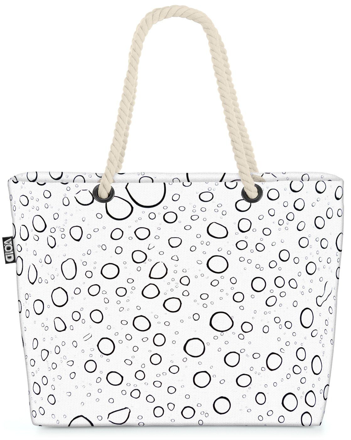 VOID Strandtasche (1-tlg), Wassertropfen Glas Beach Bag Glasscheibe Scheibe Fenster Wasser Tropfen Regen | Strandtaschen