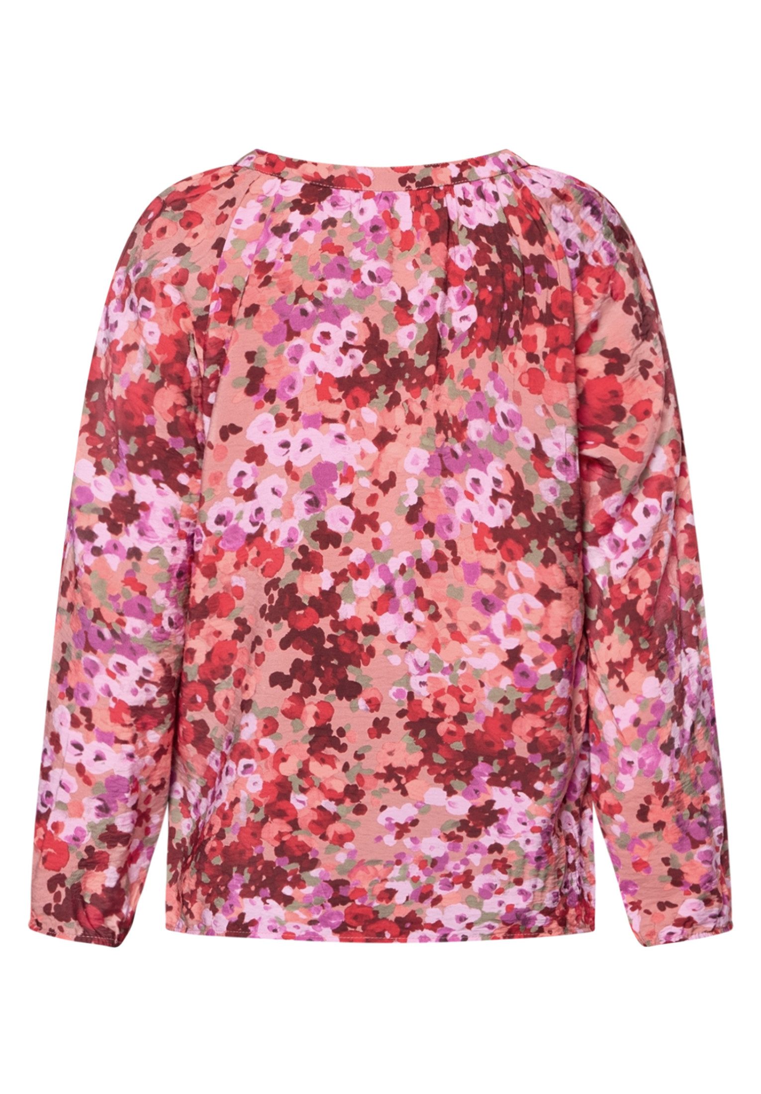 Cartoon Shirtbluse Damen mit Raffung