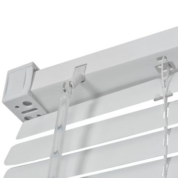 Rollo Fensterjalousien Aluminium 140x160 cm Weiß, vidaXL