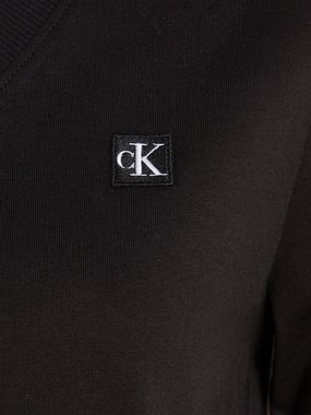 Calvin Klein Jeans T-Shirt CK EMBRO BADGE V-NECK TEE mit Logomarkenlabel