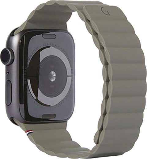 DECODED Smartwatch-Armband Silikon Magnetic Strap Traction Lite olive