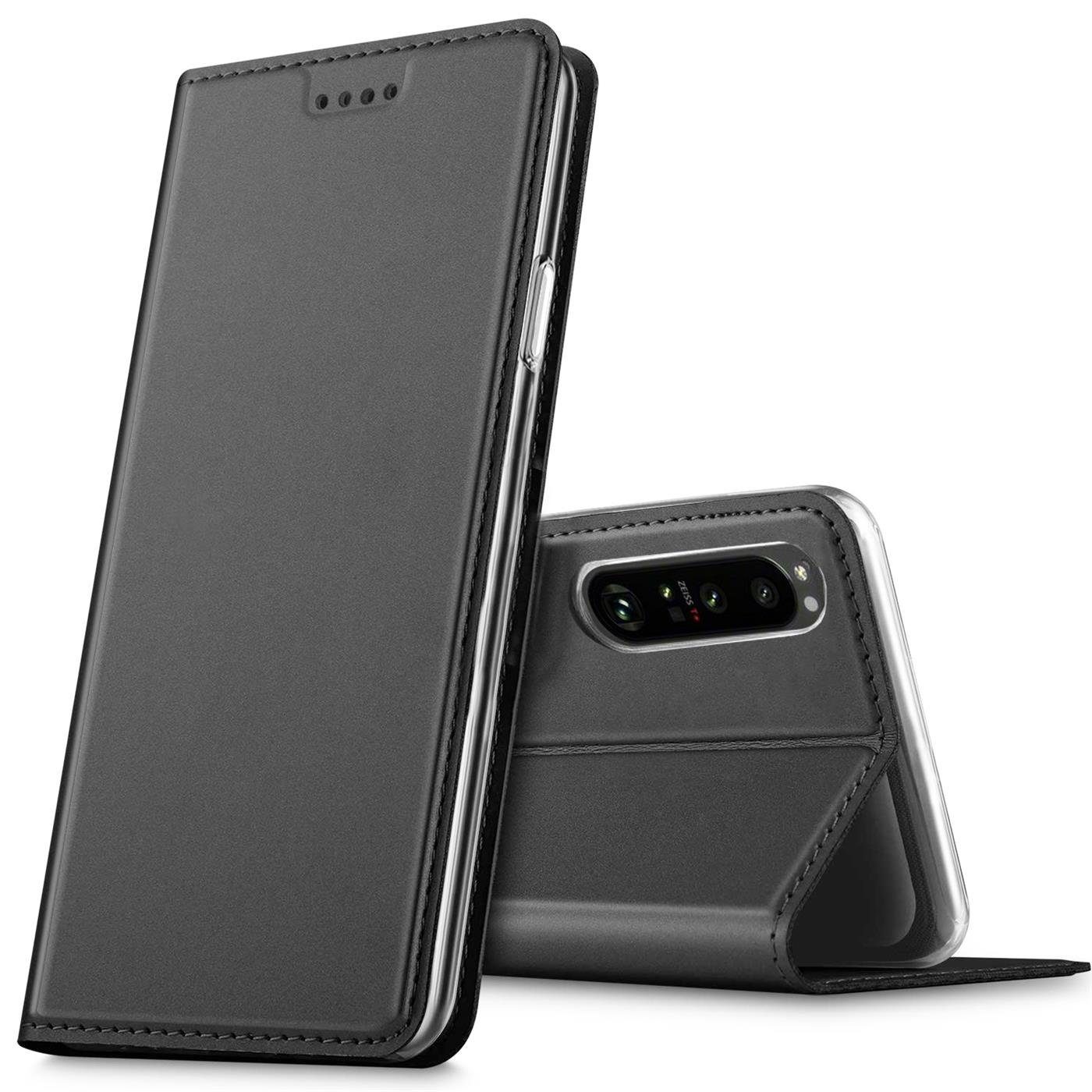 CoolGadget Handyhülle Magnet Case Handy Tasche für Sony Xperia 1 IV 6,5 Zoll, Hülle Klapphülle Ultra Slim Flip Cover für Sony 1 IV 2022 Schutzhülle