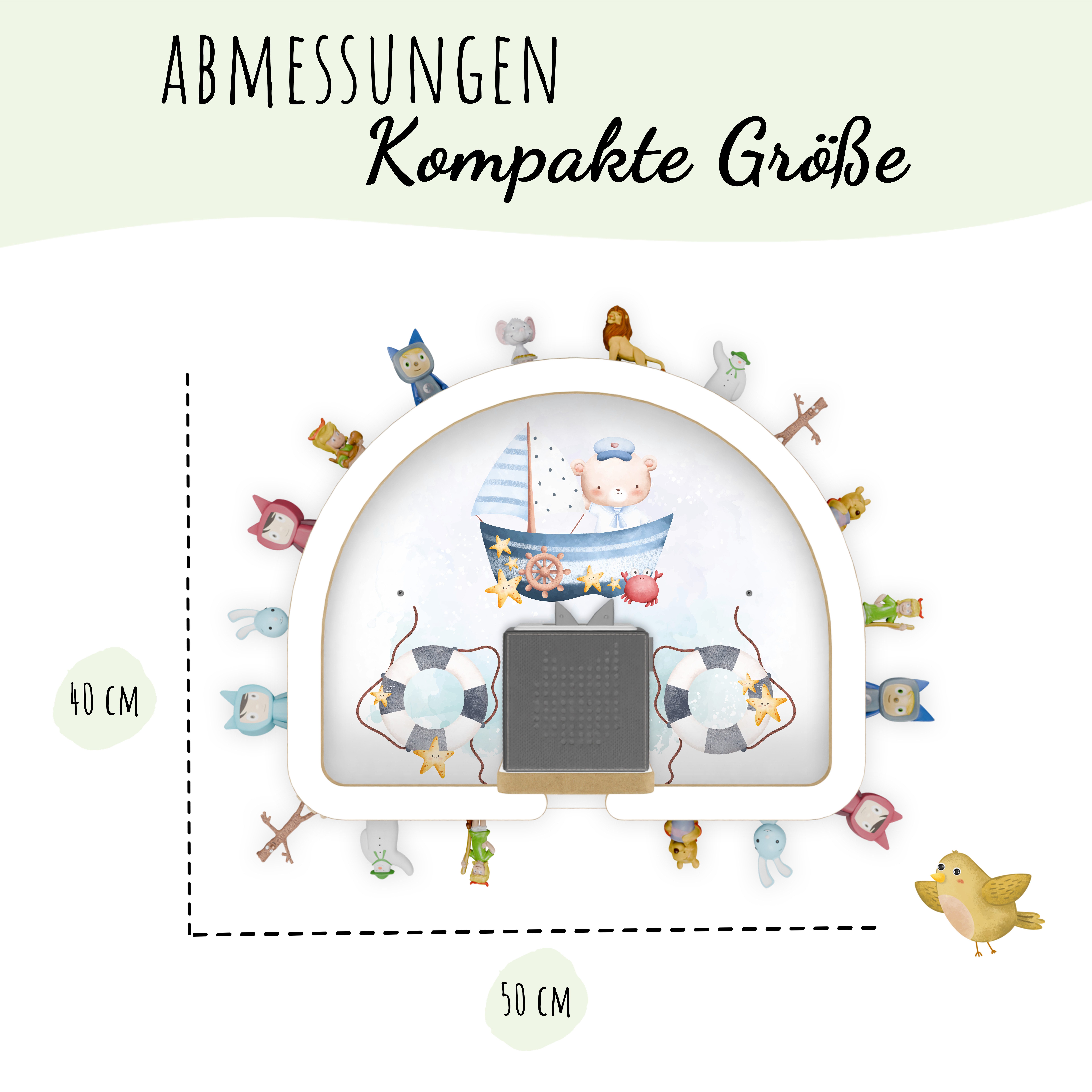 Holzura Kinderregal Tonie Regal Regenbogen mit günstig online kaufen