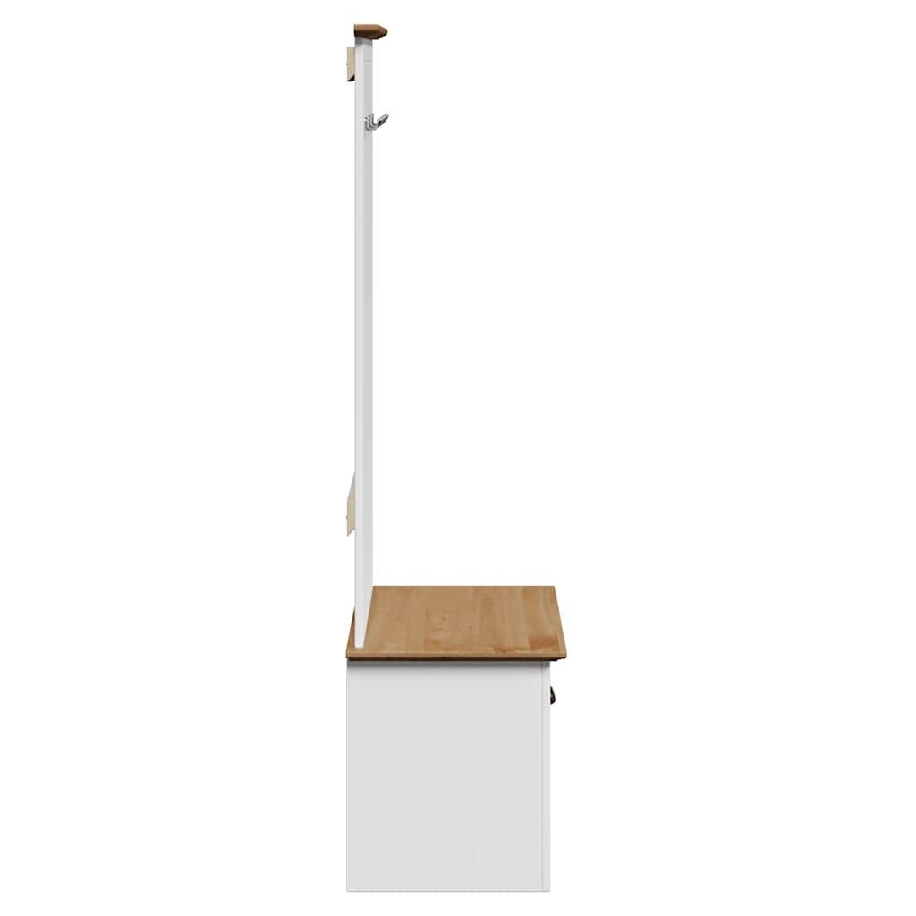 VidaXL Banc de couloir BODO gris 114x40x45 cm, banc, siège de couloir