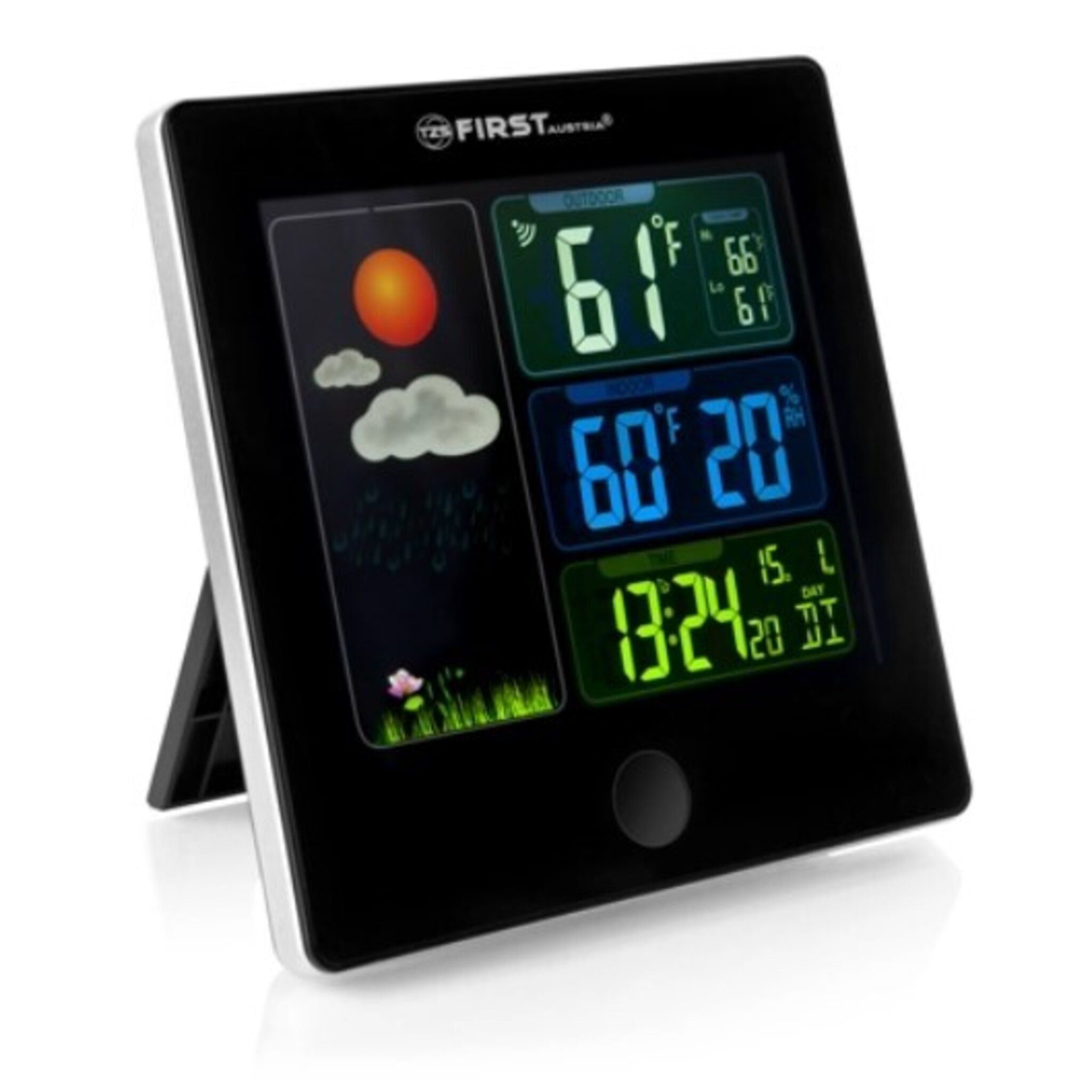 Wetterstation TZS First Austria Wetterstation FA-2460-5-BA schwarz