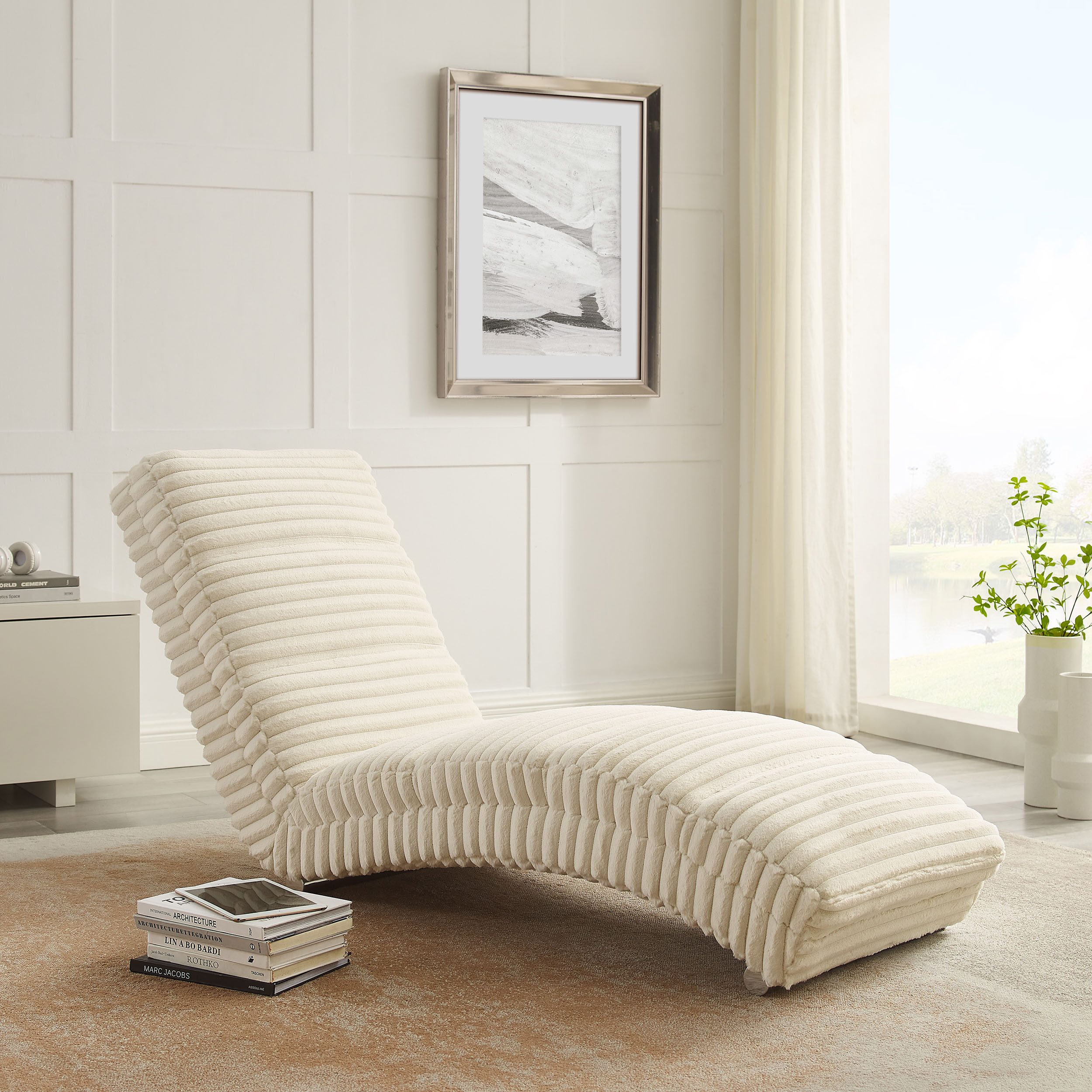 SalesFever Relaxliege Komfortable Relaxliege, Quergesteppt, Oeko-Tex zertifizierter Bezug, PFC-frei