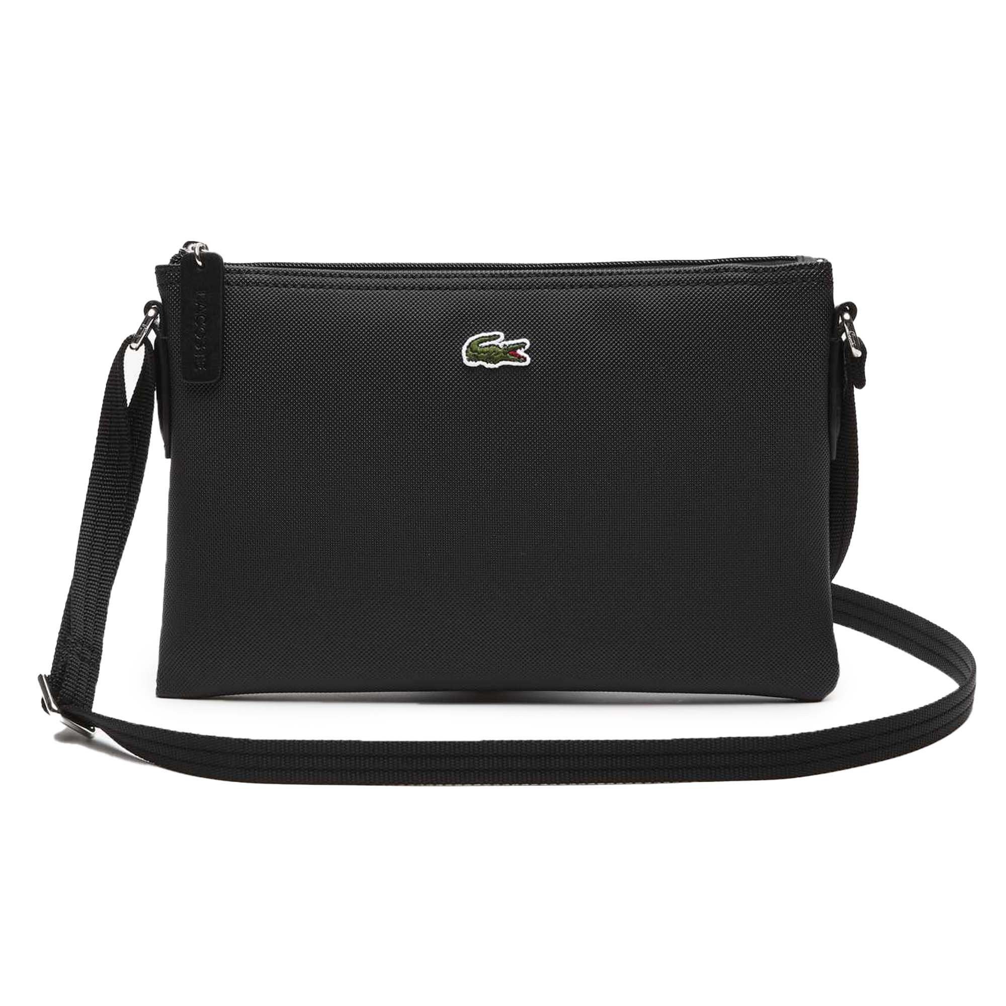 Lacoste Henkeltasche Damen Umhängetasche Lederimitat