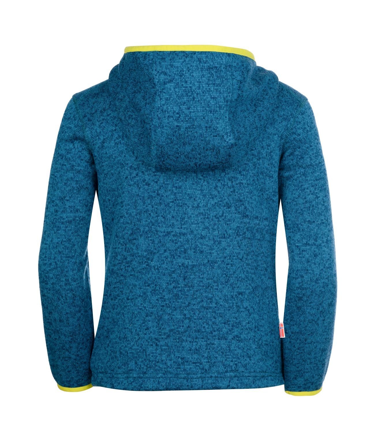 TROLLKIDS Petrolblau/Lime Hoodie Jondalen XT