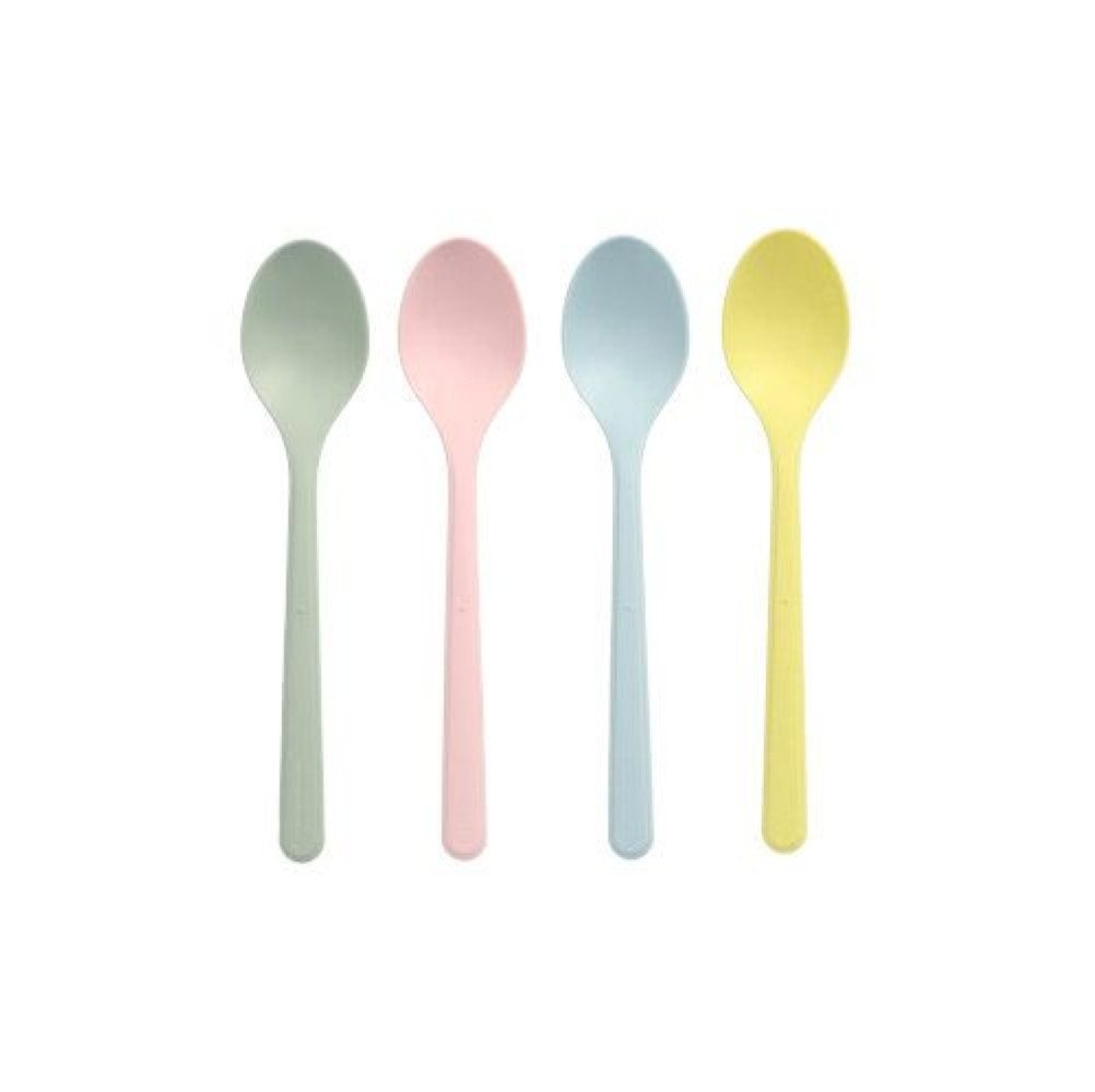 PAPSTAR GmbH Geschirr-Set Mehrweg Eislöffel 13cm, 50 Stk. - Pastell, Polypropylen
