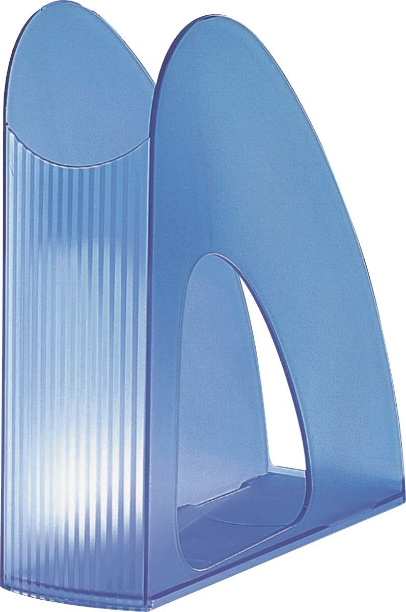 HAN-Bürogeräte Stehsammler Stehsammler Twin für C4 transluzent blau